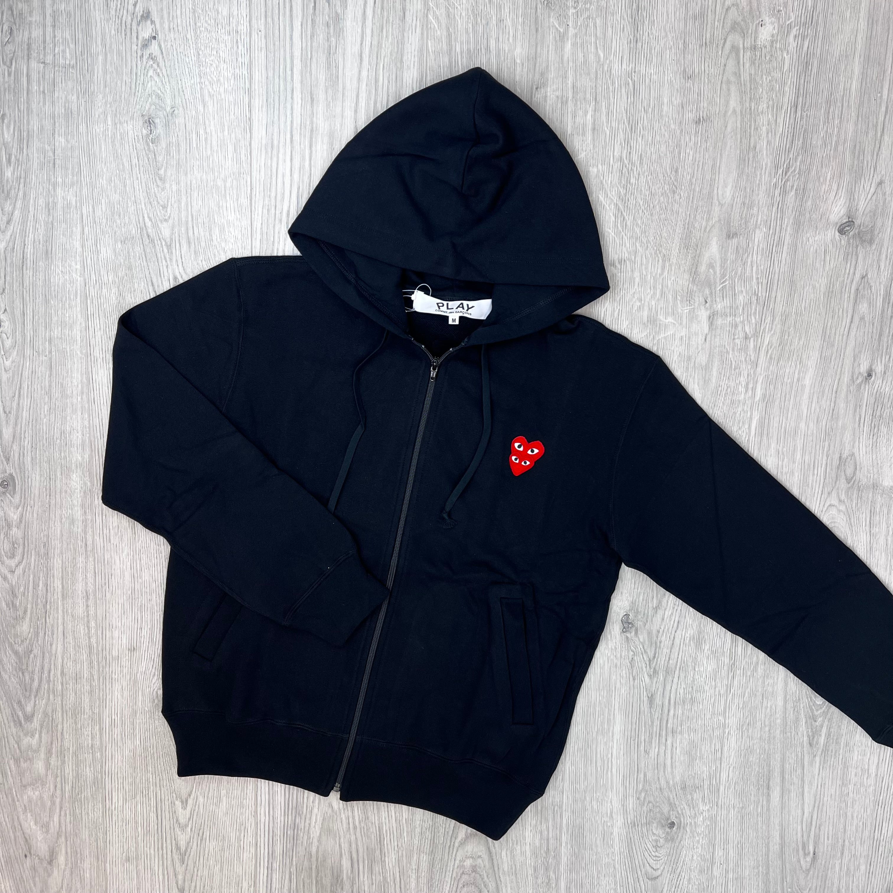 Comme des Garçons PLAY Hoodie - Black