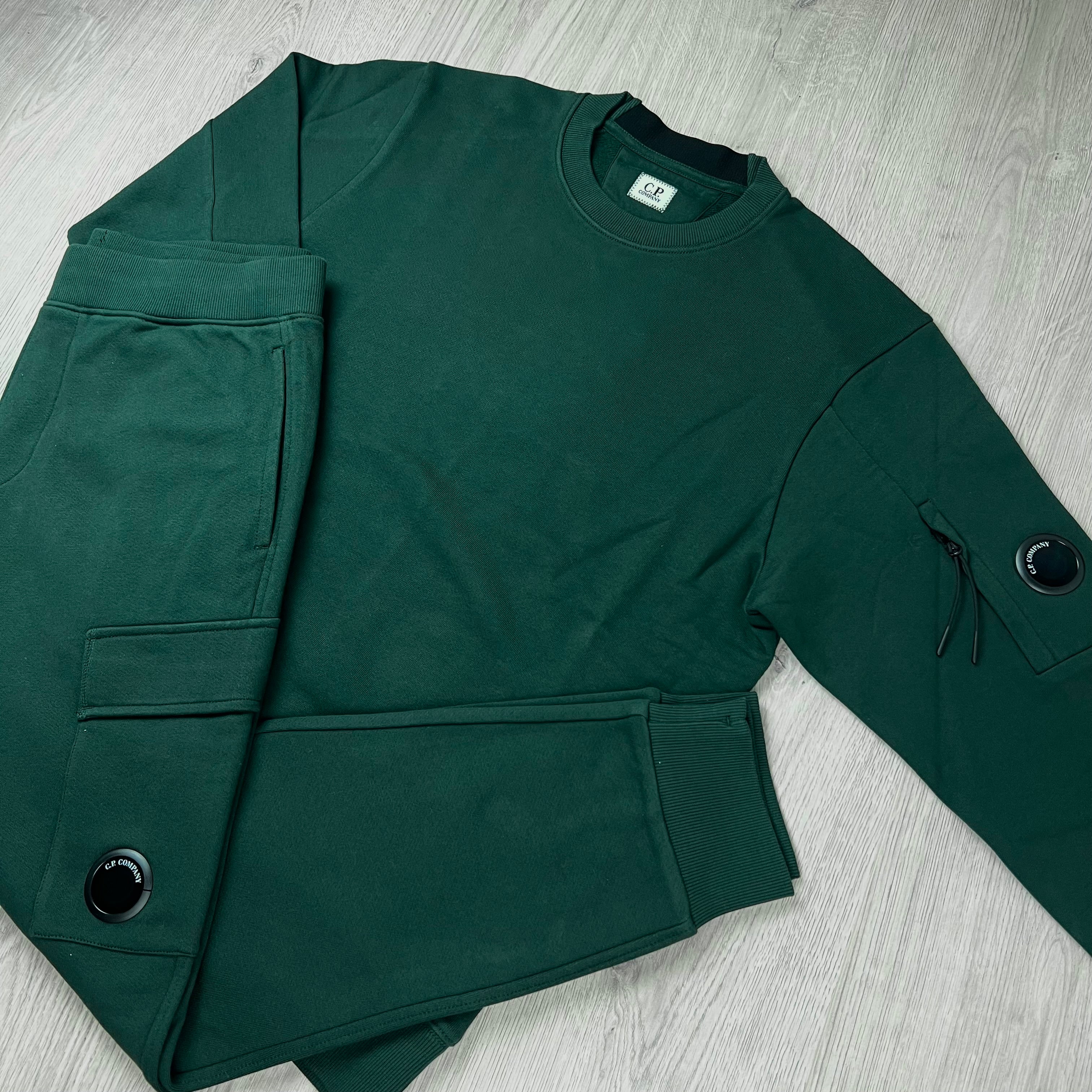 CP Company Raised Fleece Tracksuit - Ponderosa Pine