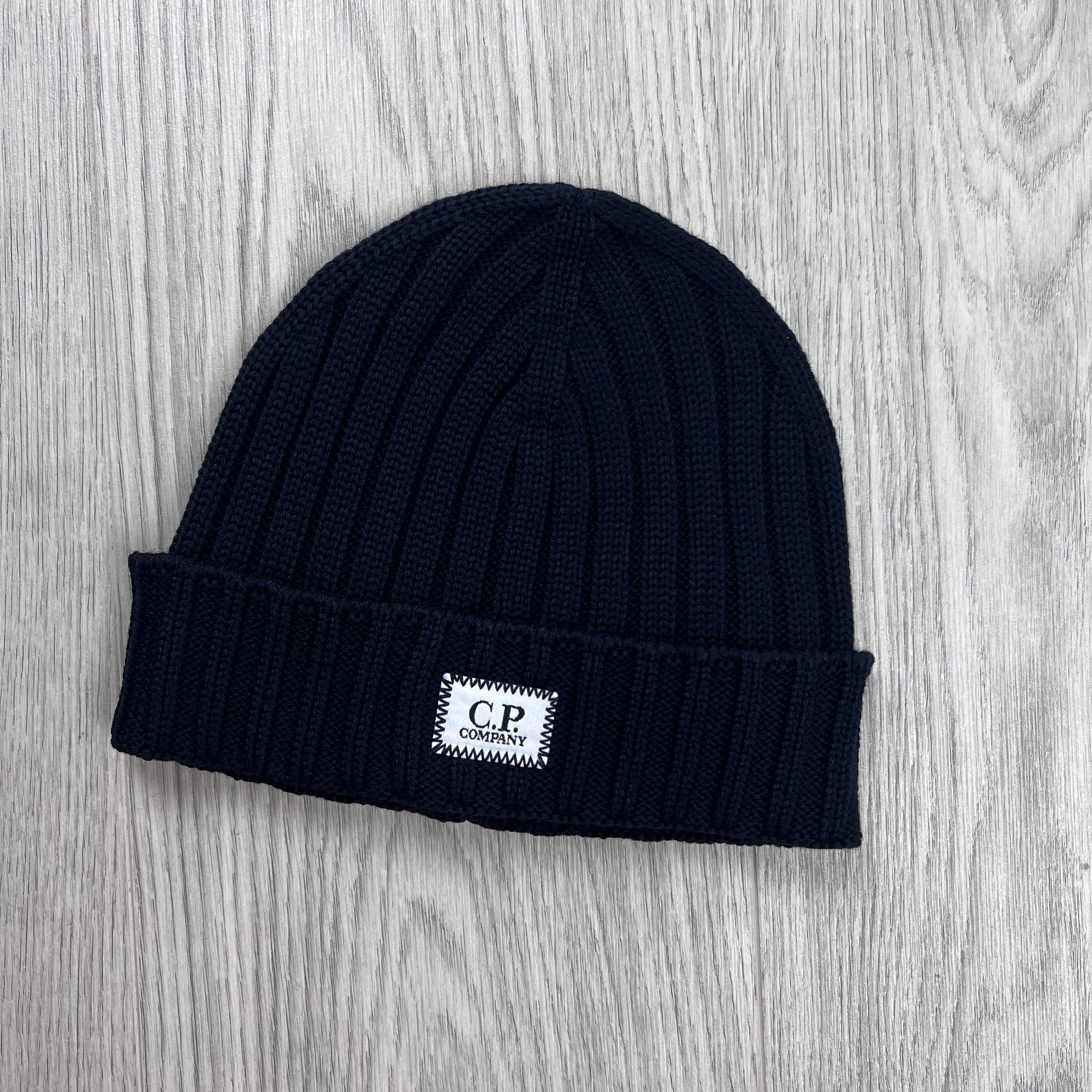CP Company Patch Beanie - Navy
