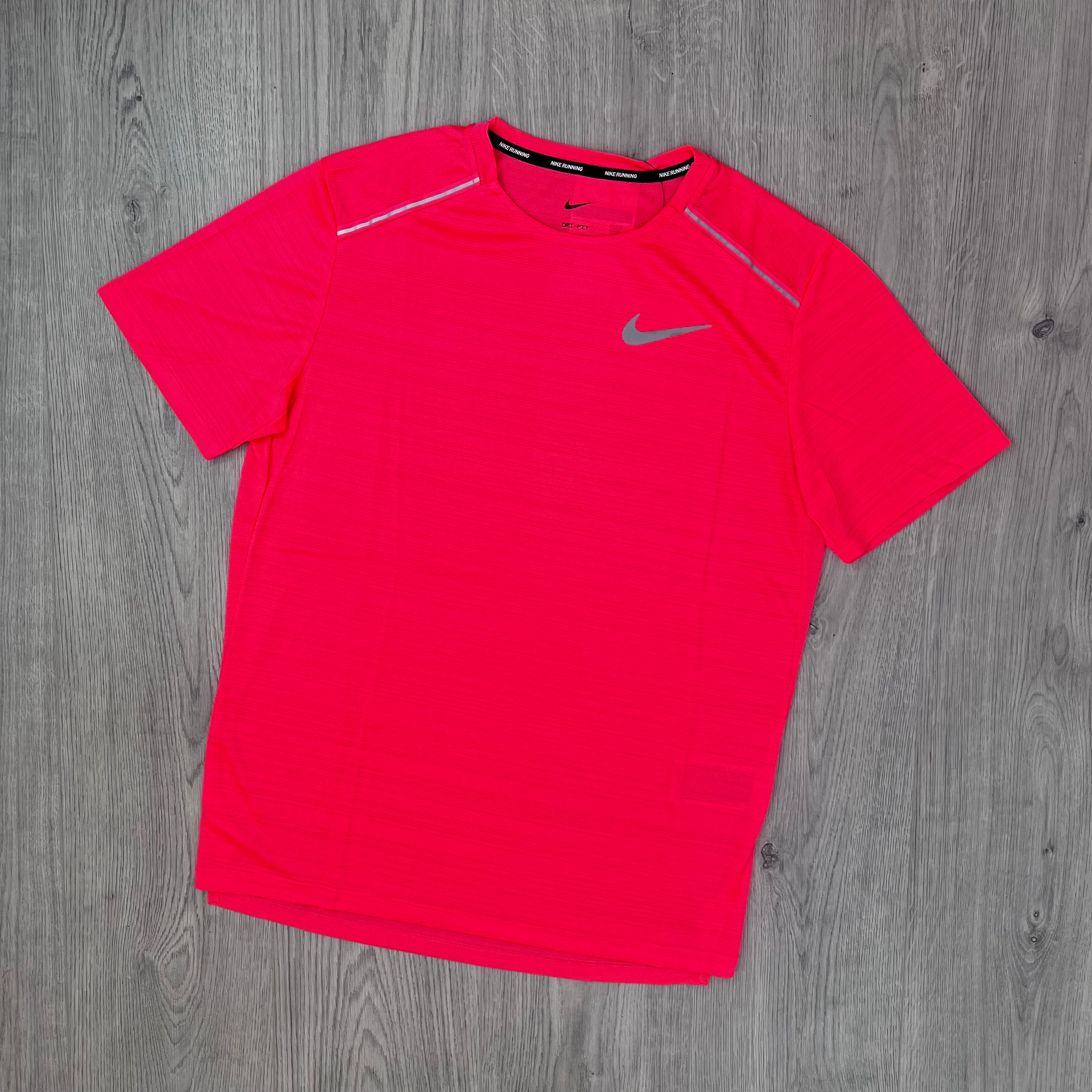 Nike 'Miler' Set - Crimson/Grey