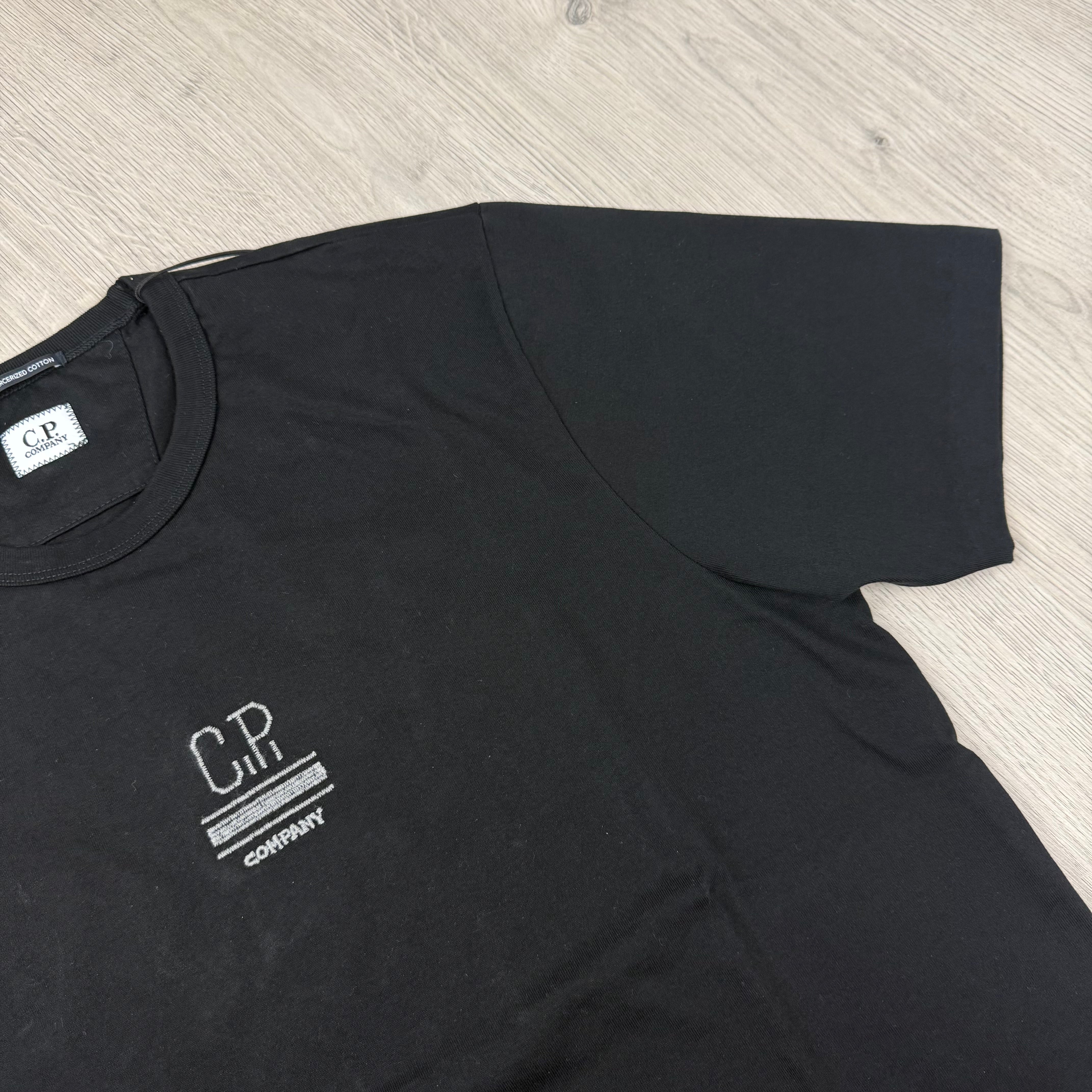 CP Company Embroidered T-Shirt - Black