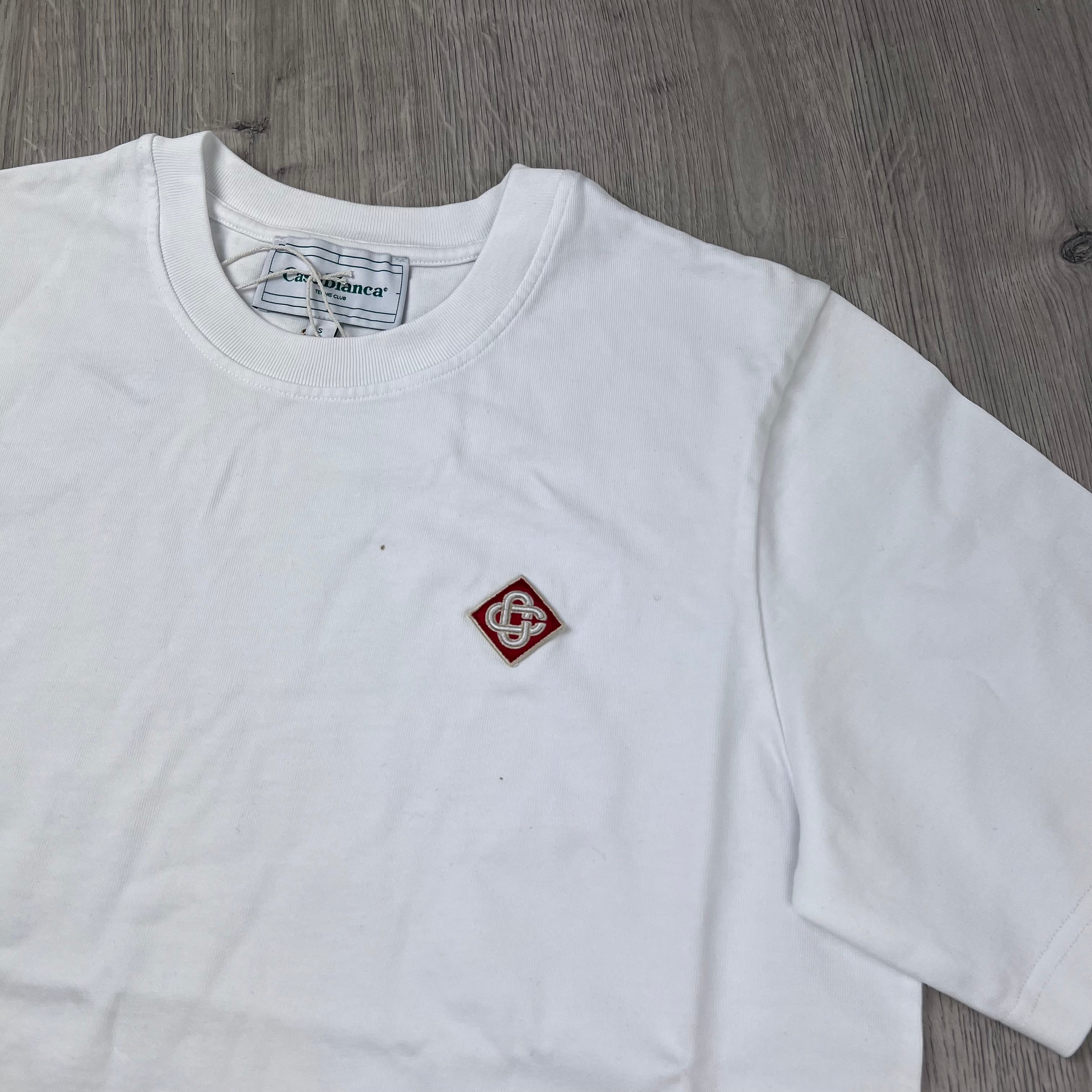 Casablanca 'Diamond Logo' T-Shirt - White