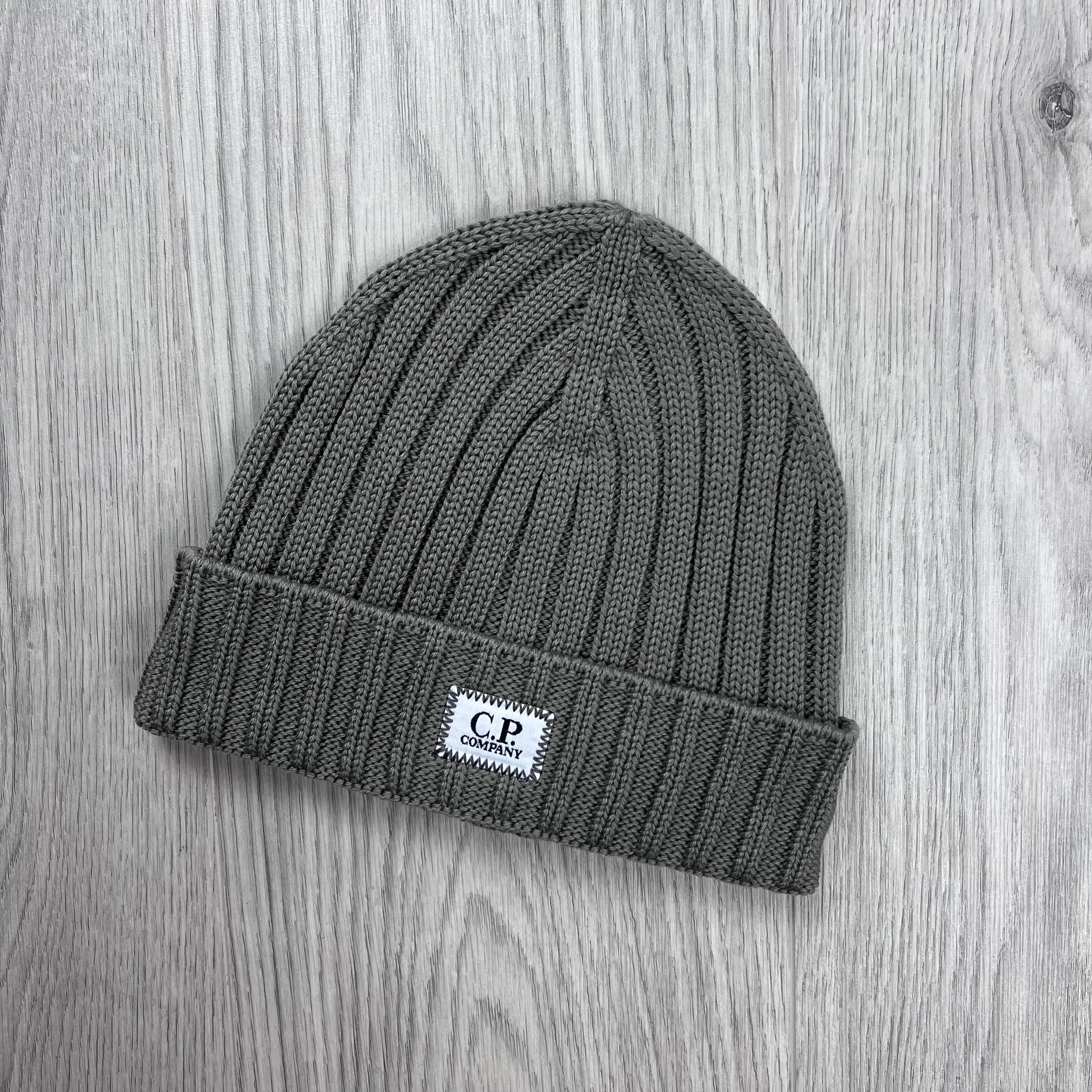 CP Company Patch Beanie - Fallen Rock