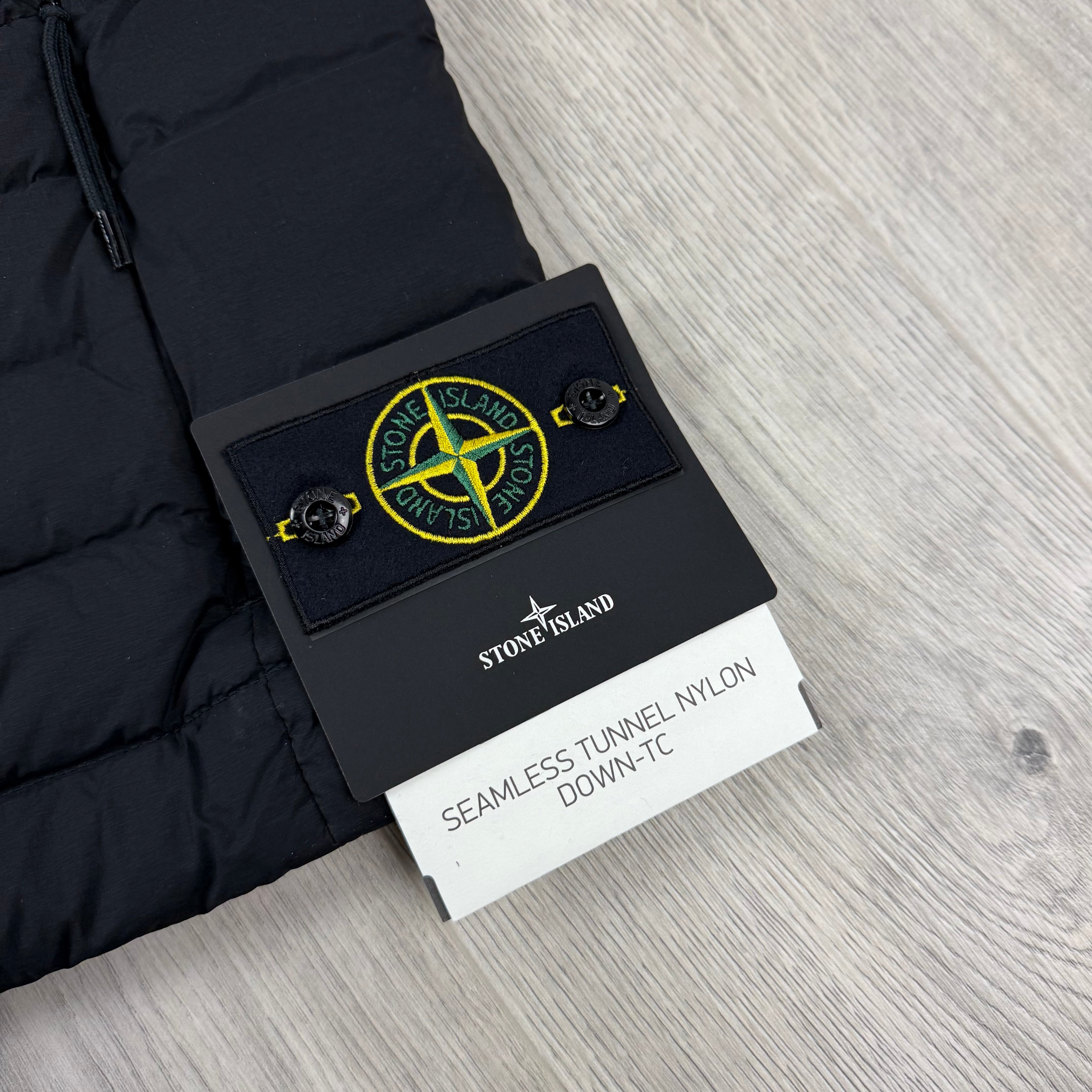 Stone Island Seamless Down Gilet - Black
