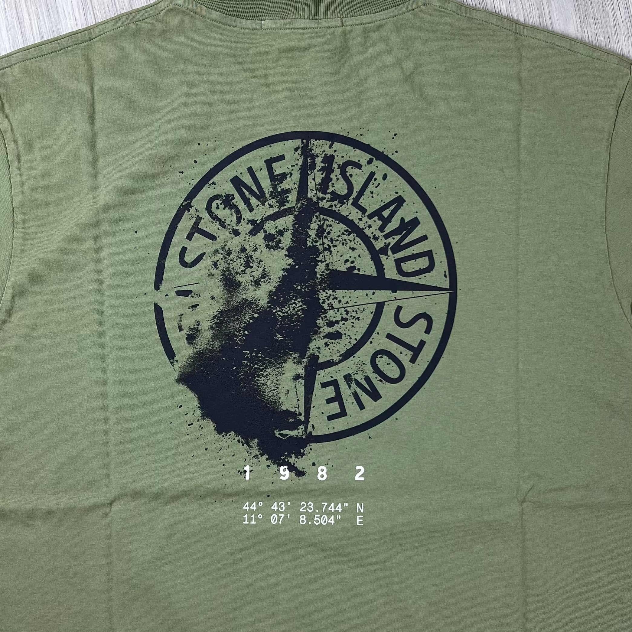 Stone Island 'Desert' T-Shirt - Laurel Green