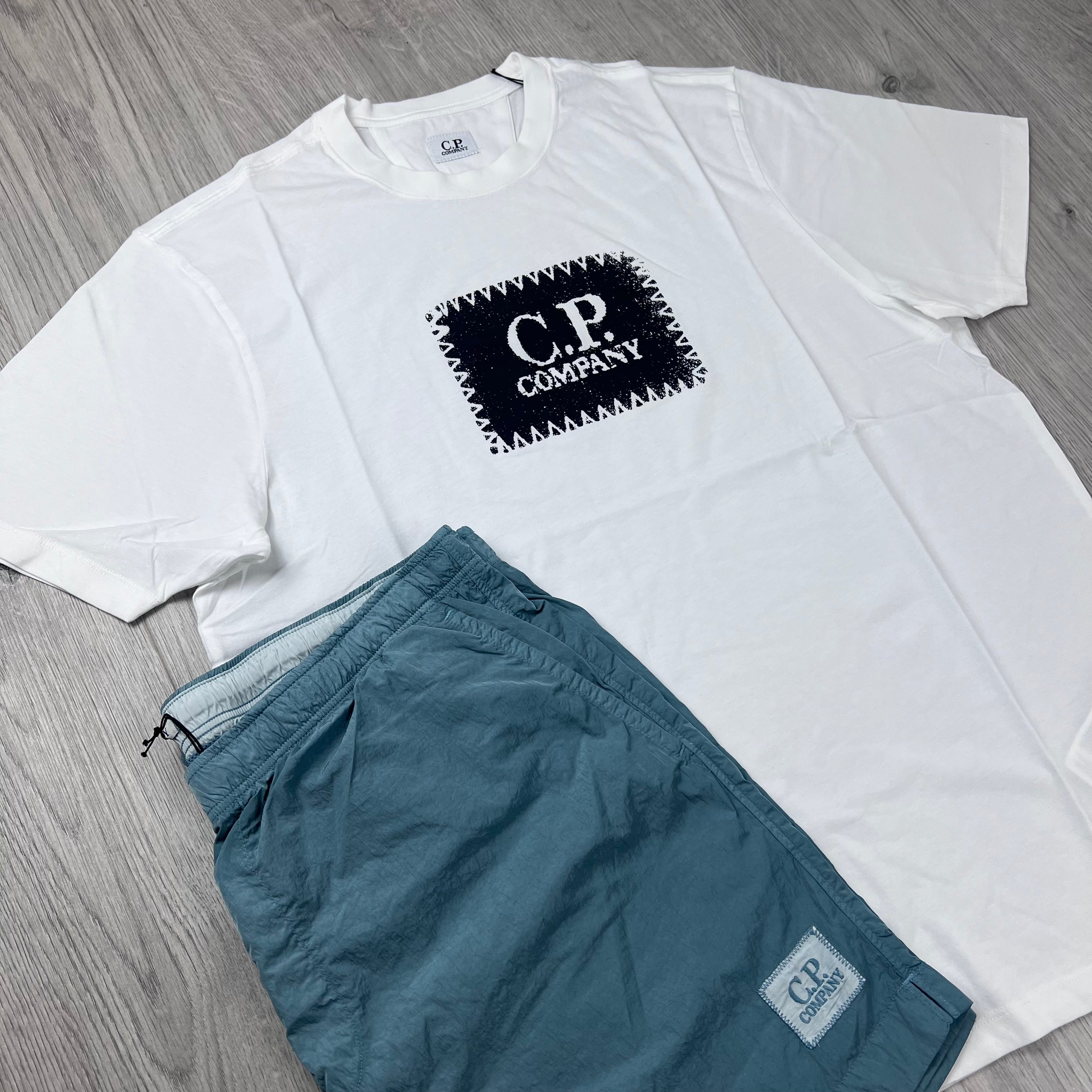 CP Company Holiday Set - White/Silver Blue