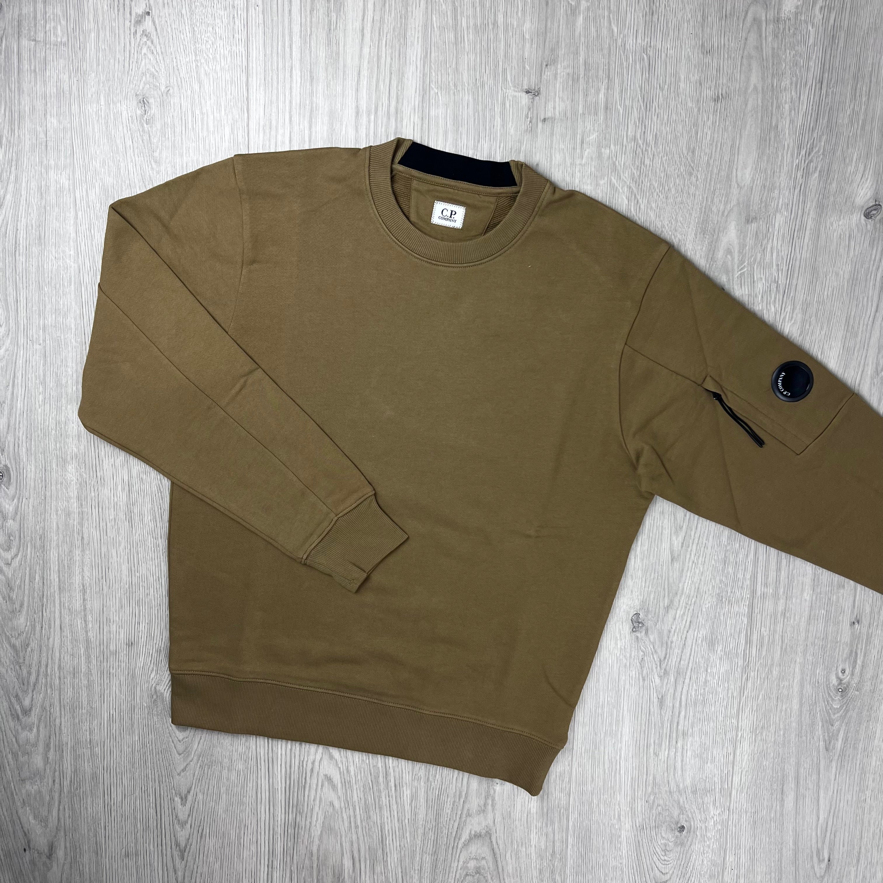 CP Company Raised Fleece Sweatshirt - Ermine