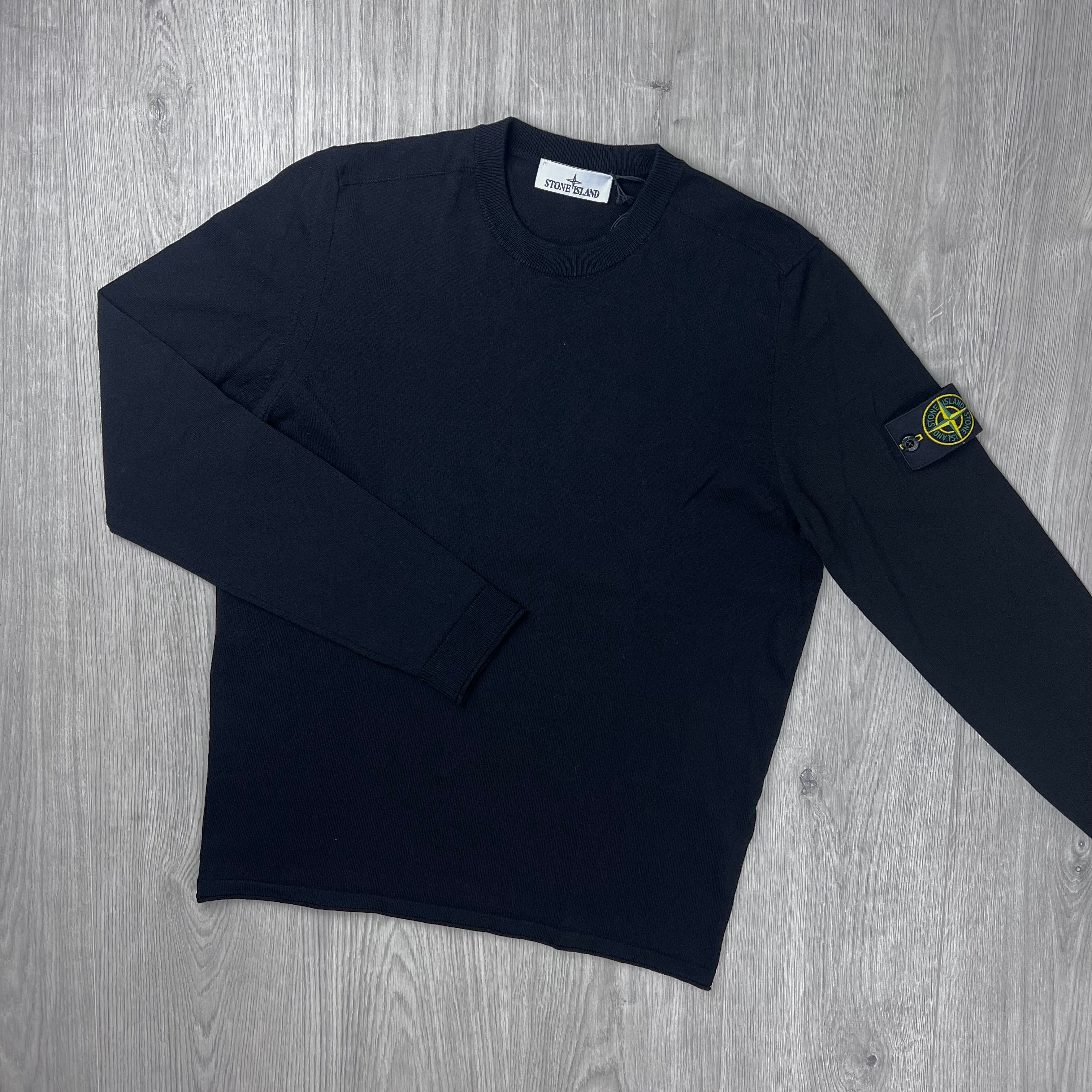 Stone Island Light Organic Sweatshirt - Black