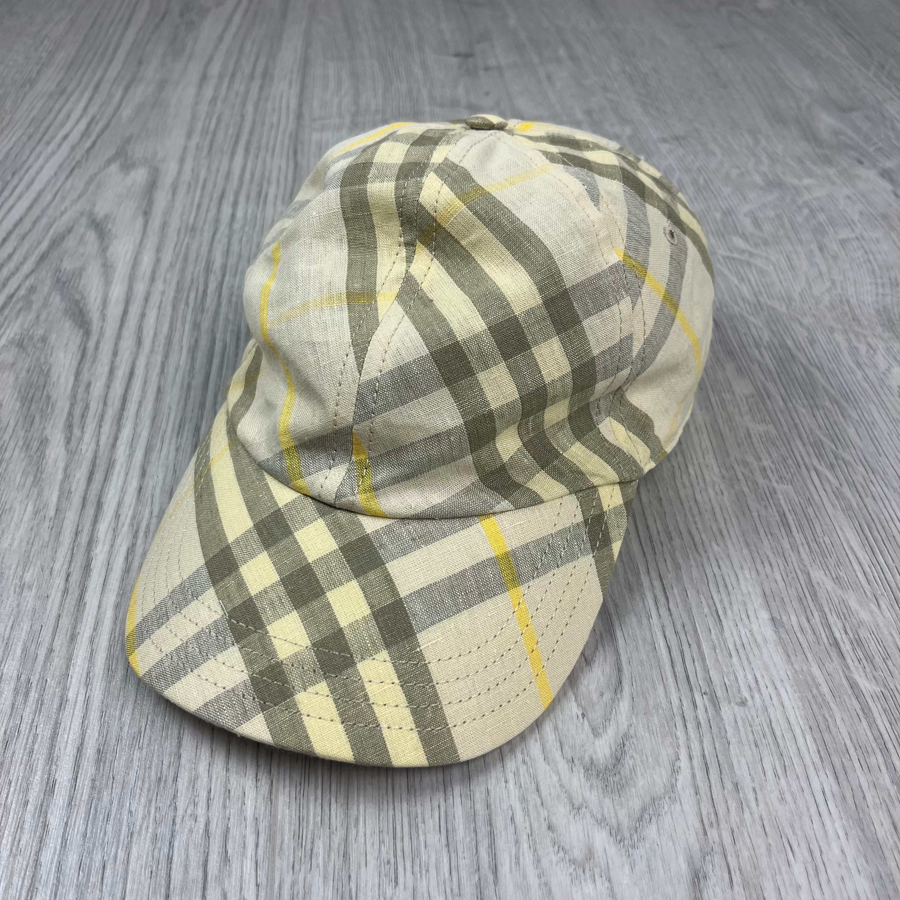 Burberry Linen Baseball Cap - Wheat