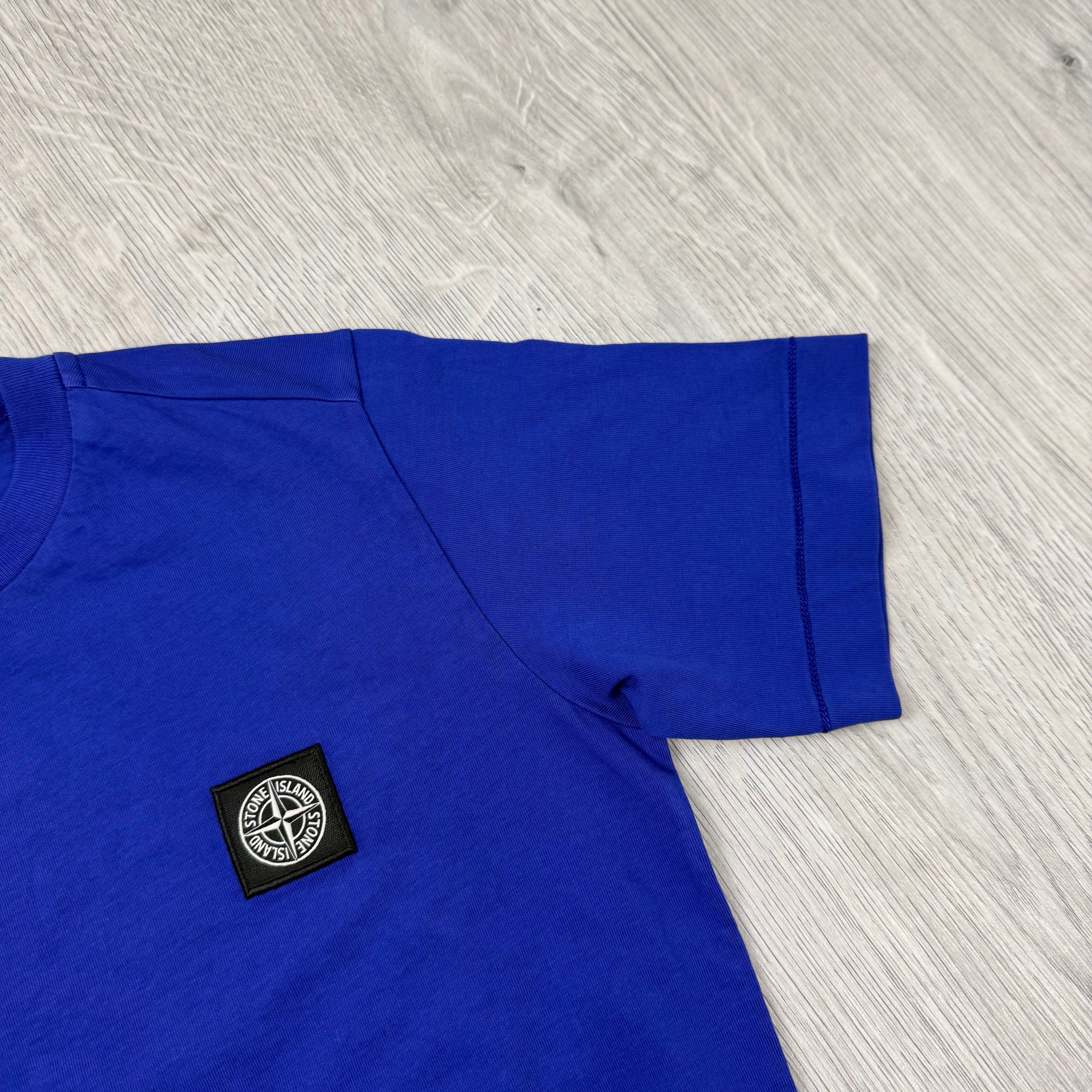 Stone Island Junior Patch T-Shirt - Bluette