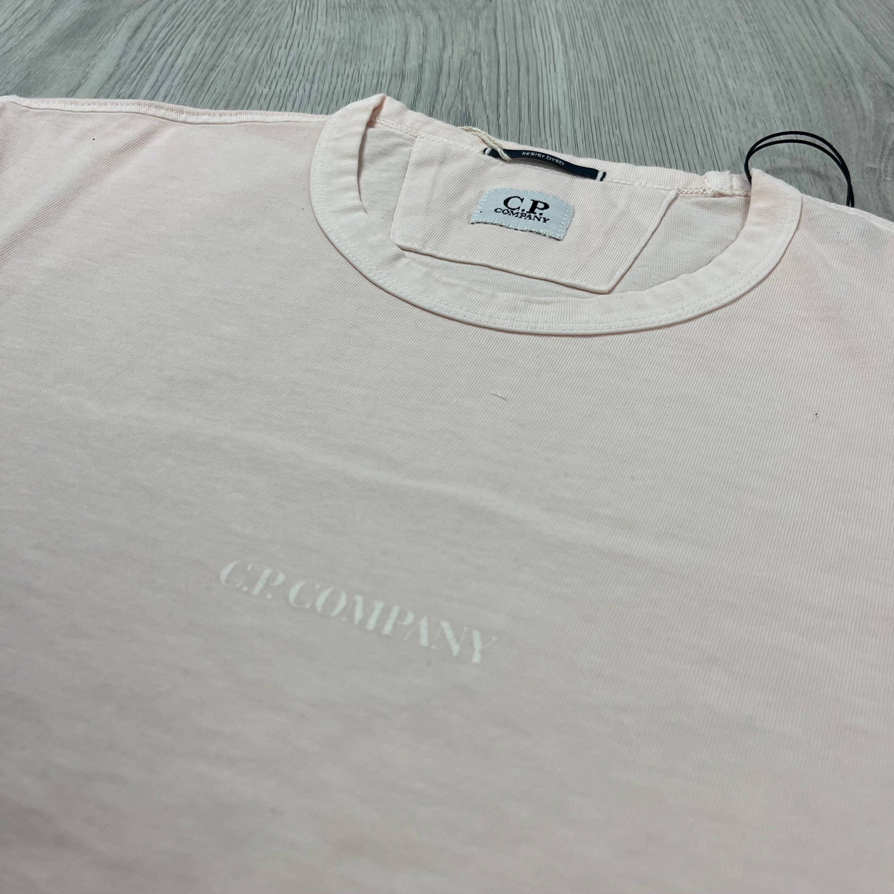 CP Company Printed T-Shirt - Apricot