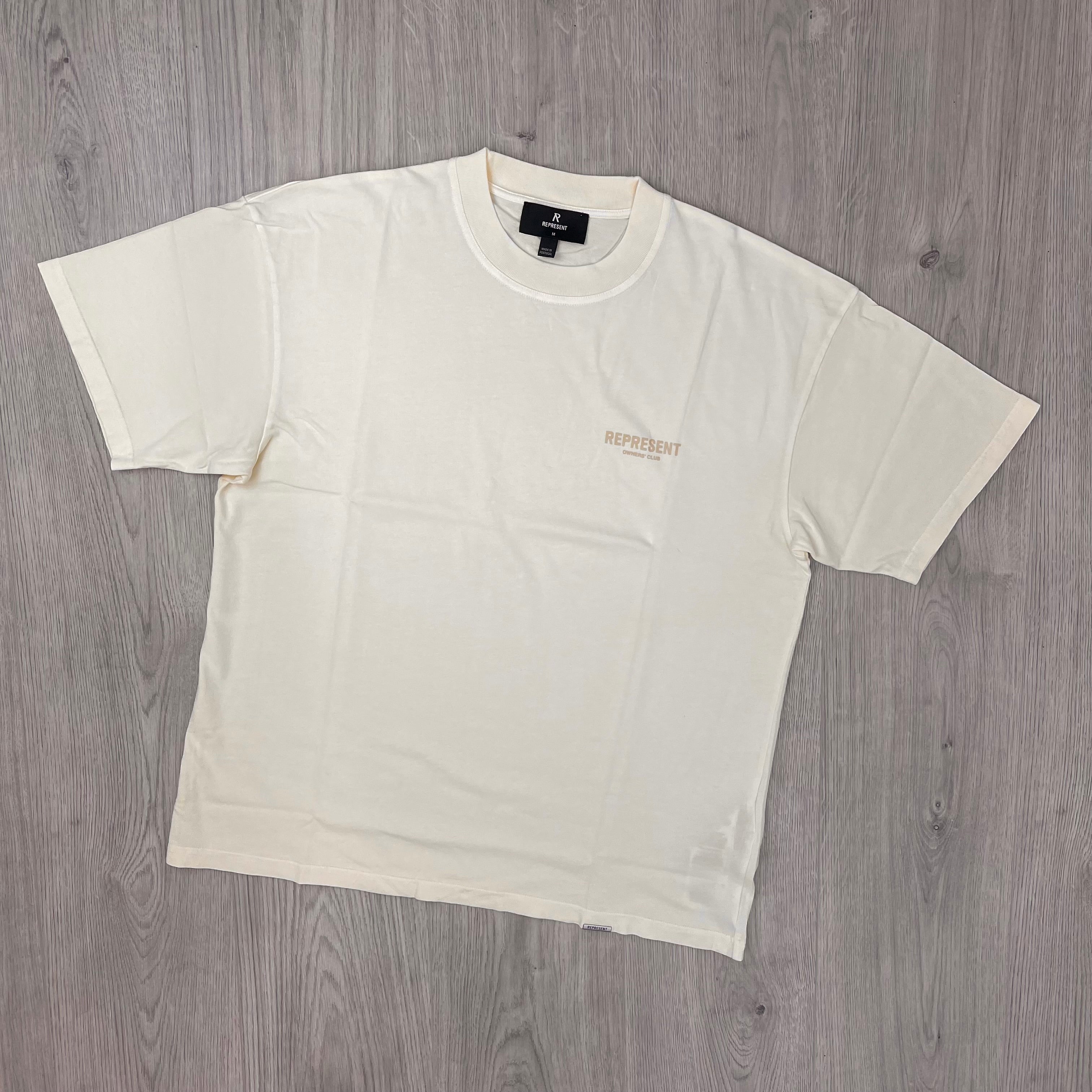 Represent 'Owners Club' T-Shirt - Buttercream