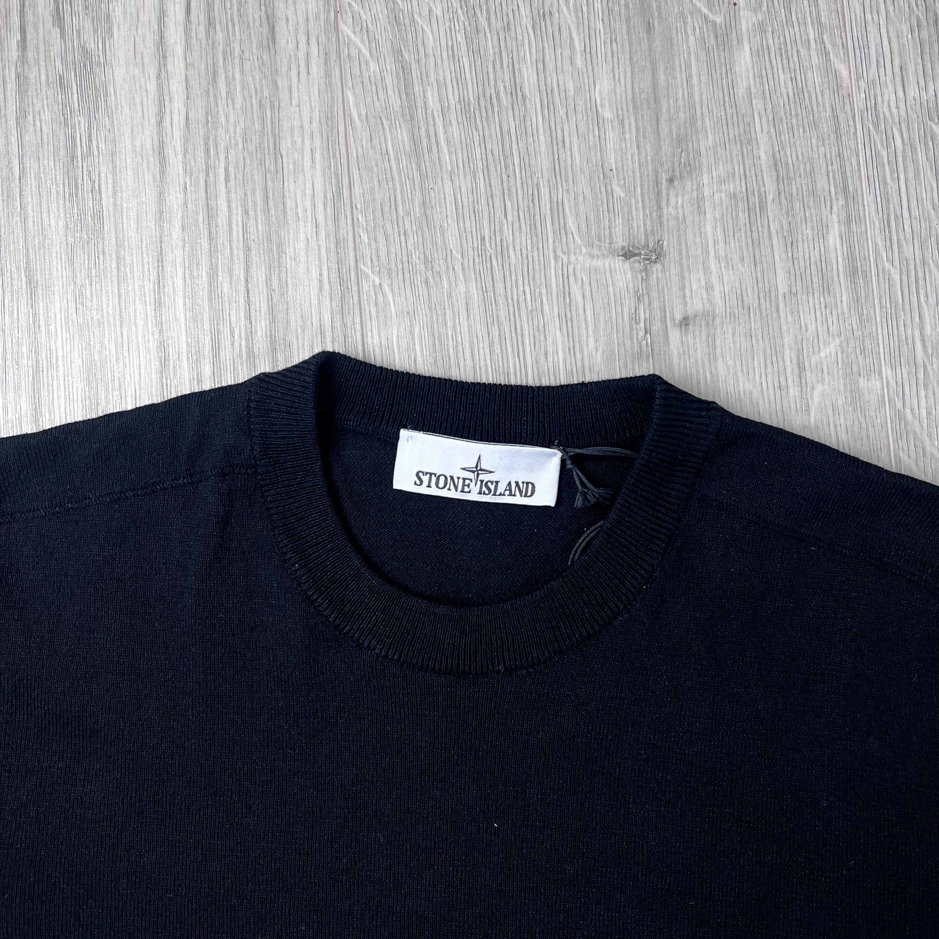Stone Island Light Organic Sweatshirt - Black