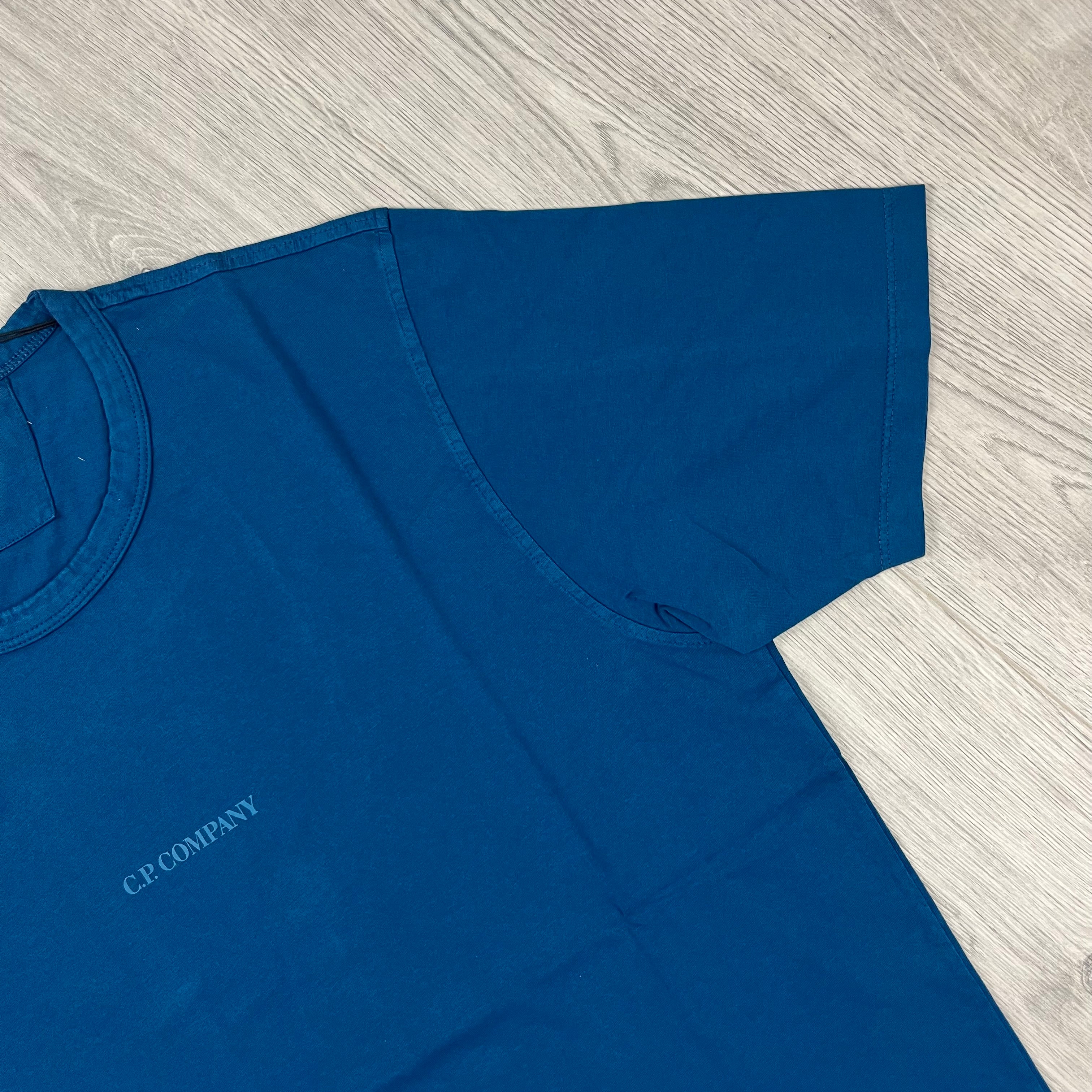 CP Company Printed T-Shirt - Ink Blue