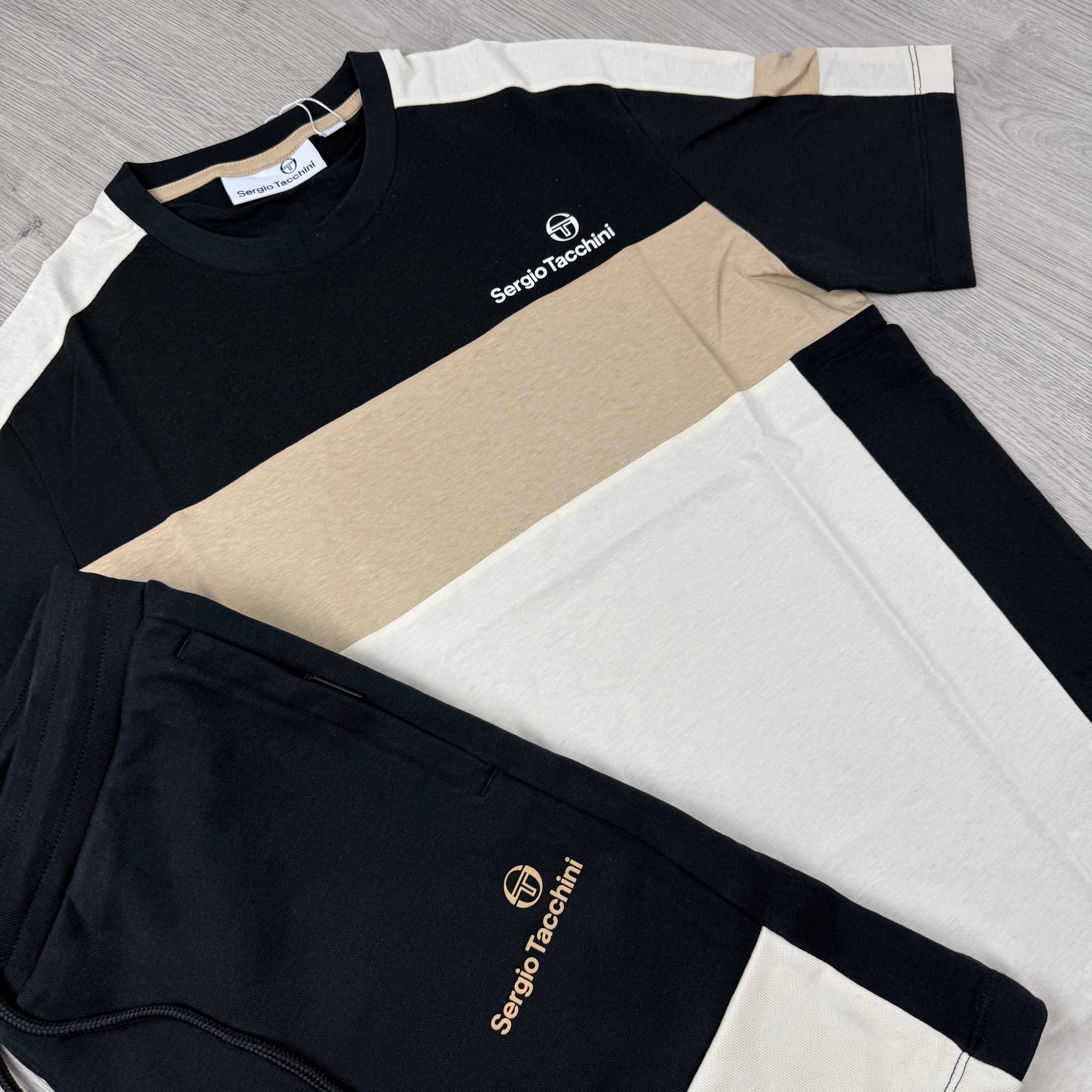 Sergio Tacchini 'Libera' Set - Black