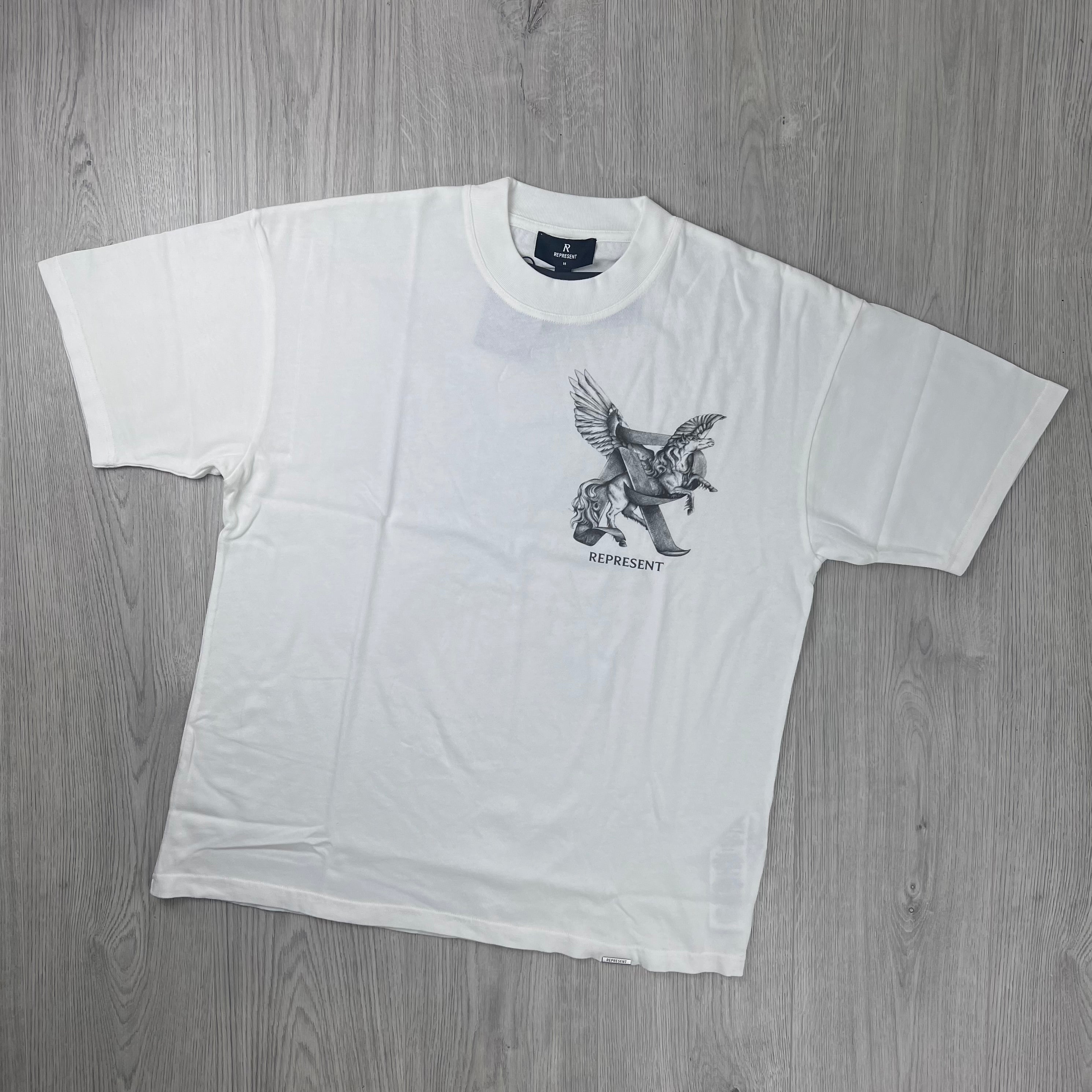 Represent 'Motion' T-Shirt - Flat White