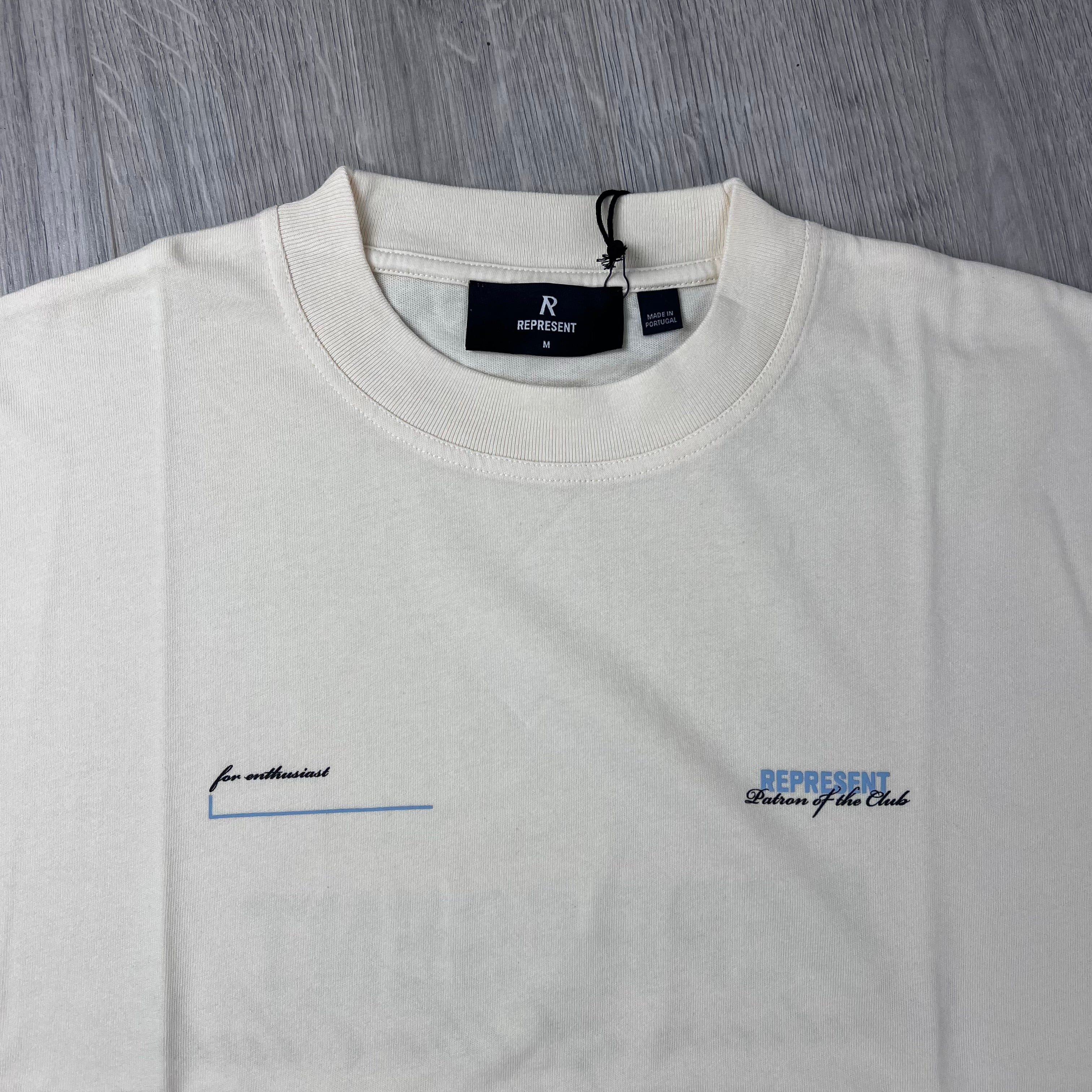 Represent 'Patron' T-Shirt - Buttercream