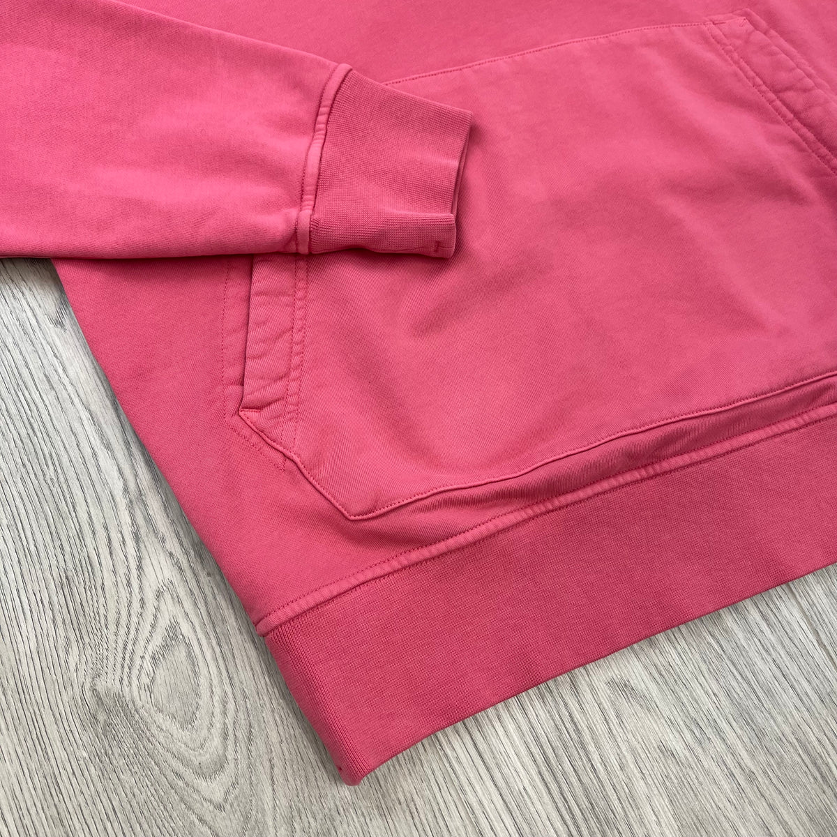 Stone Island Dyed Hoodie - Geranium