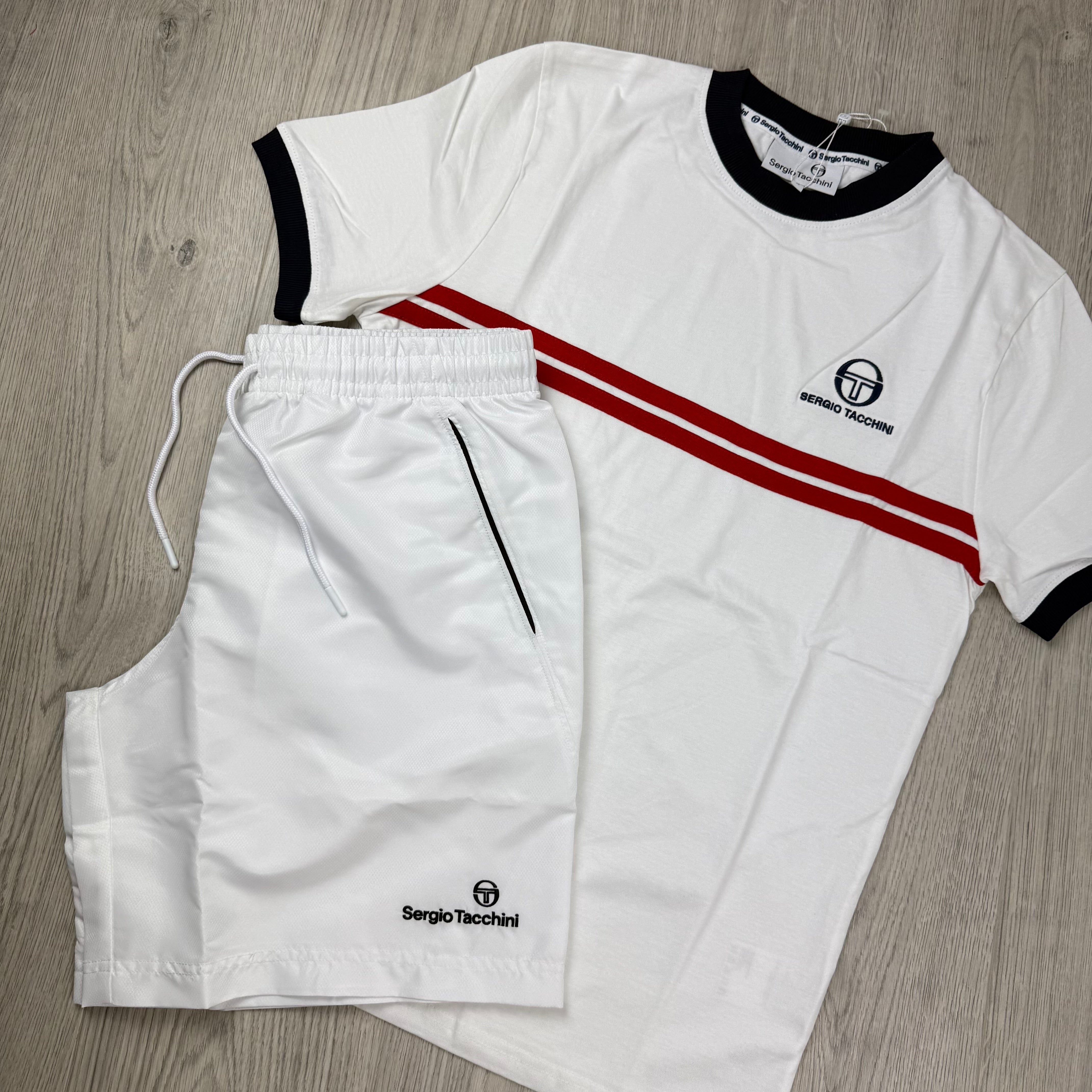 Sergio Tacchini 'Supermac' Set - White