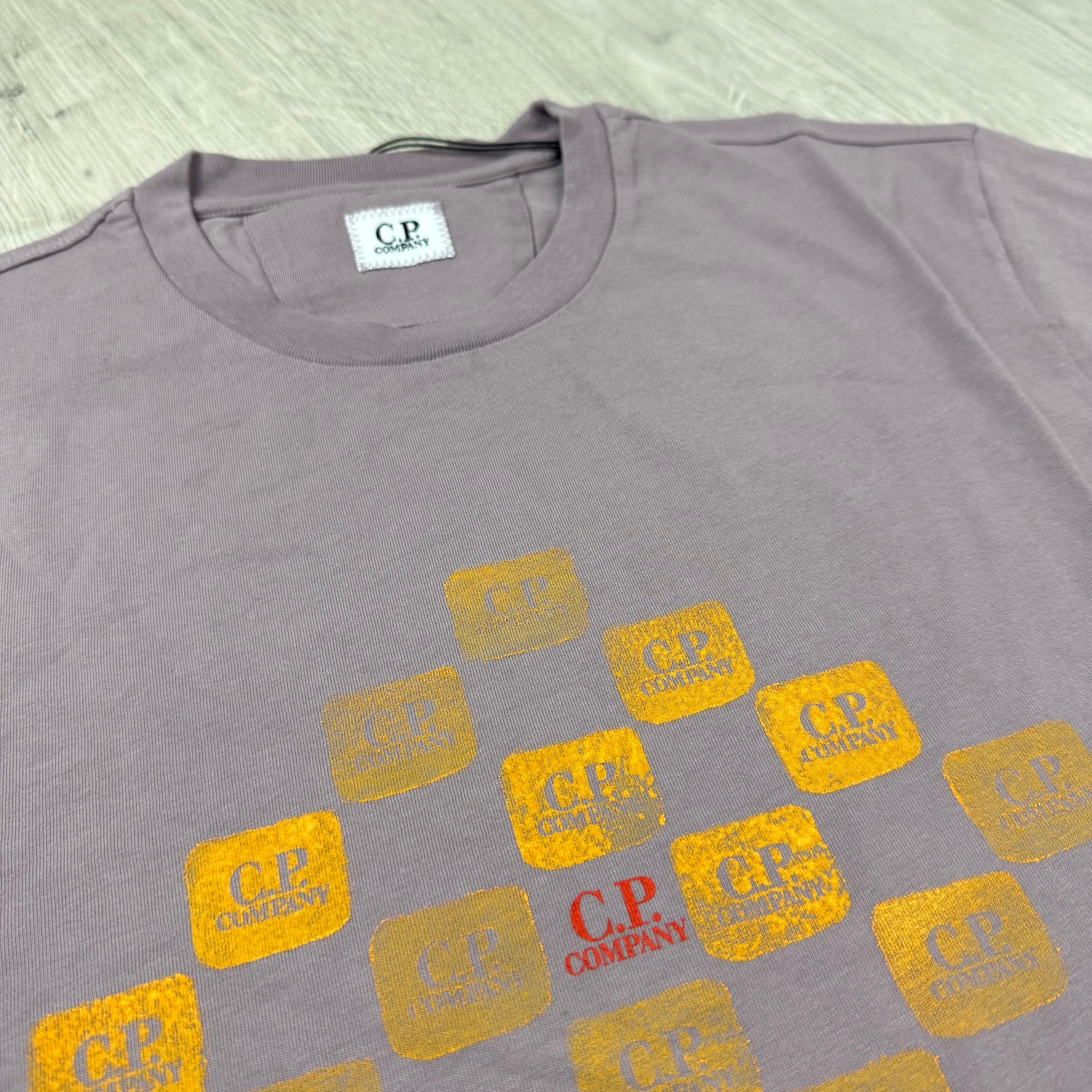 CP Company Printed T-Shirt - Dove