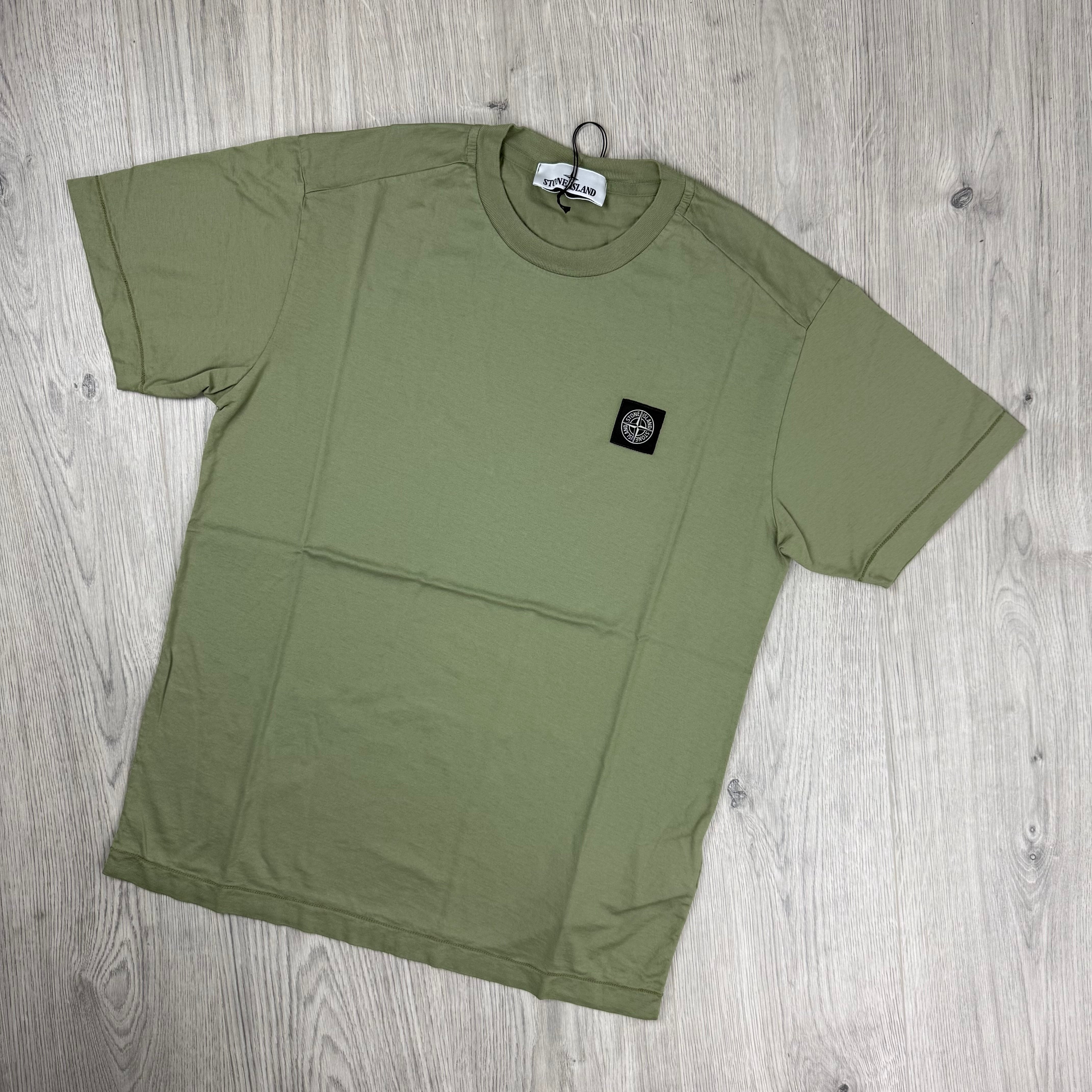 Stone Island Patch T-Shirt - Sage
