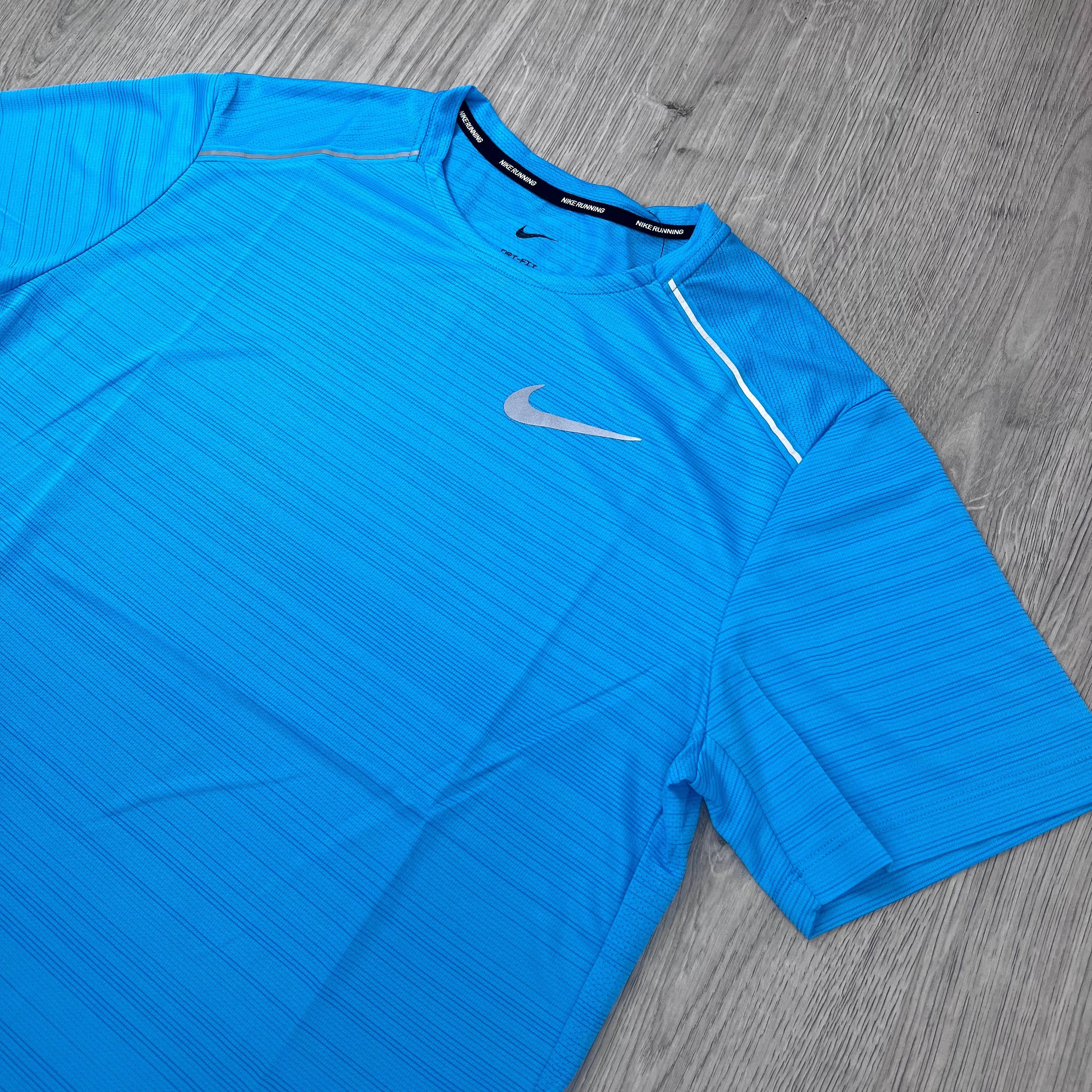 Nike 'Miler' T-Shirt - Baltic Blue