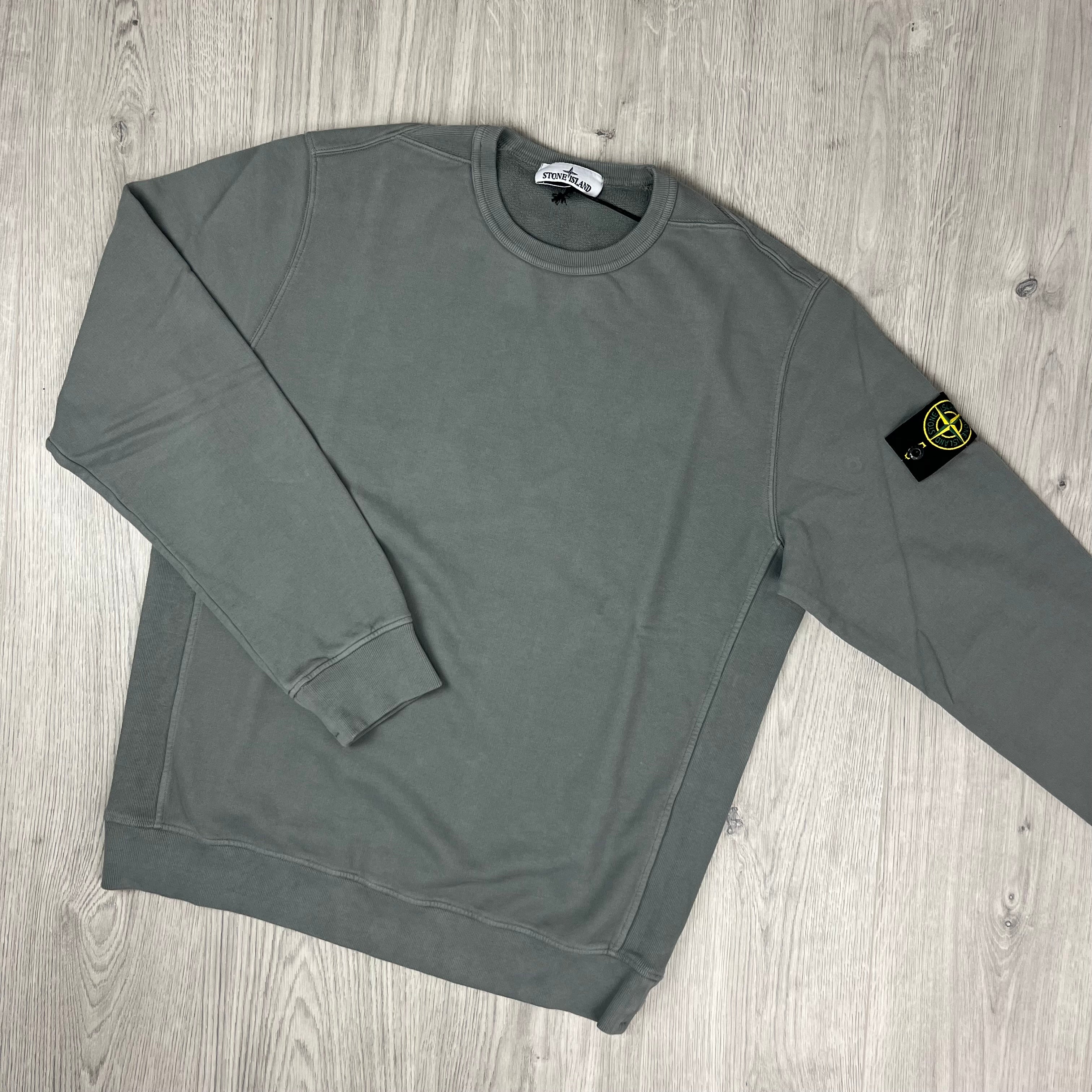 Stone Island Dyed Sweatshirt - Cement