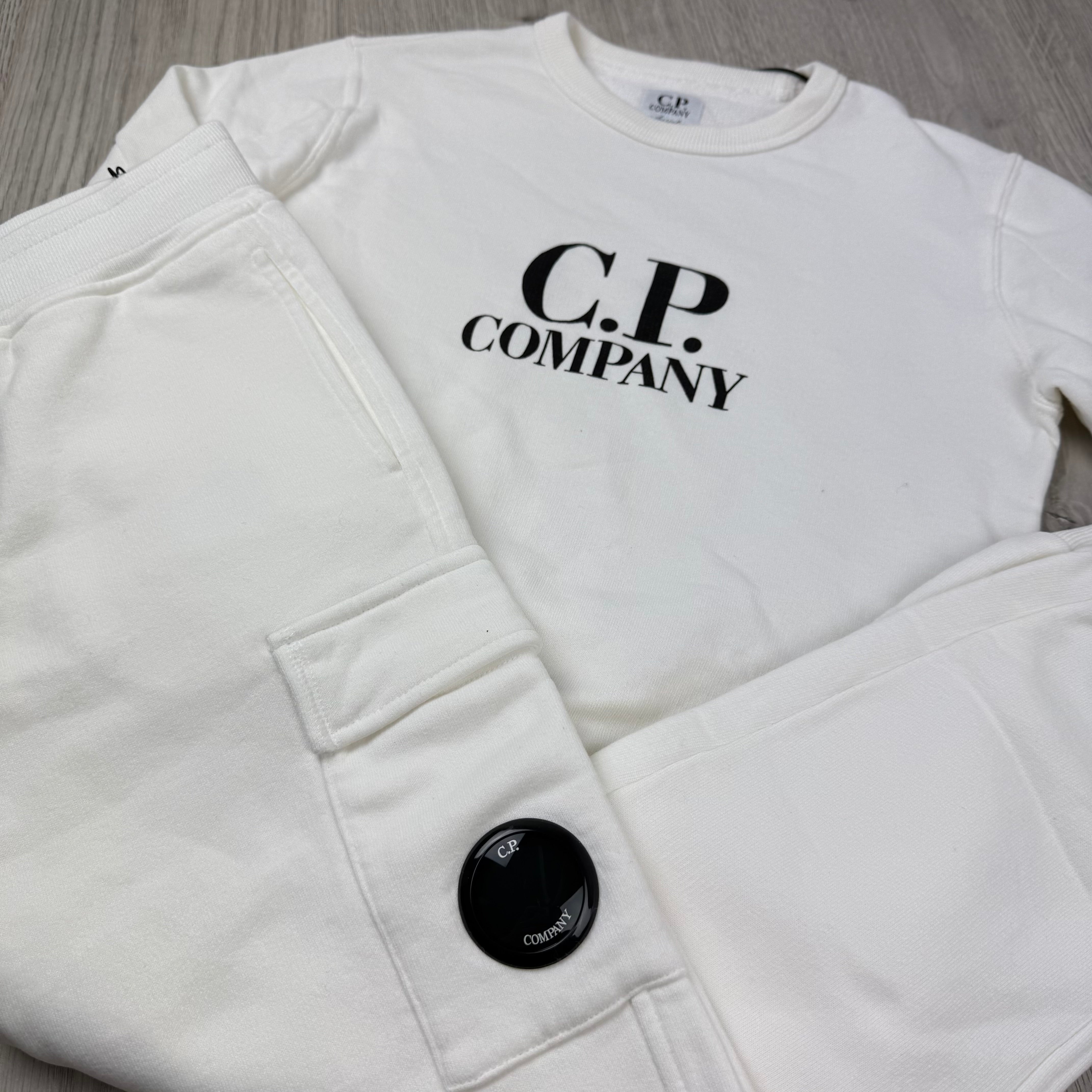 CP Company Junior Tracksuit - White