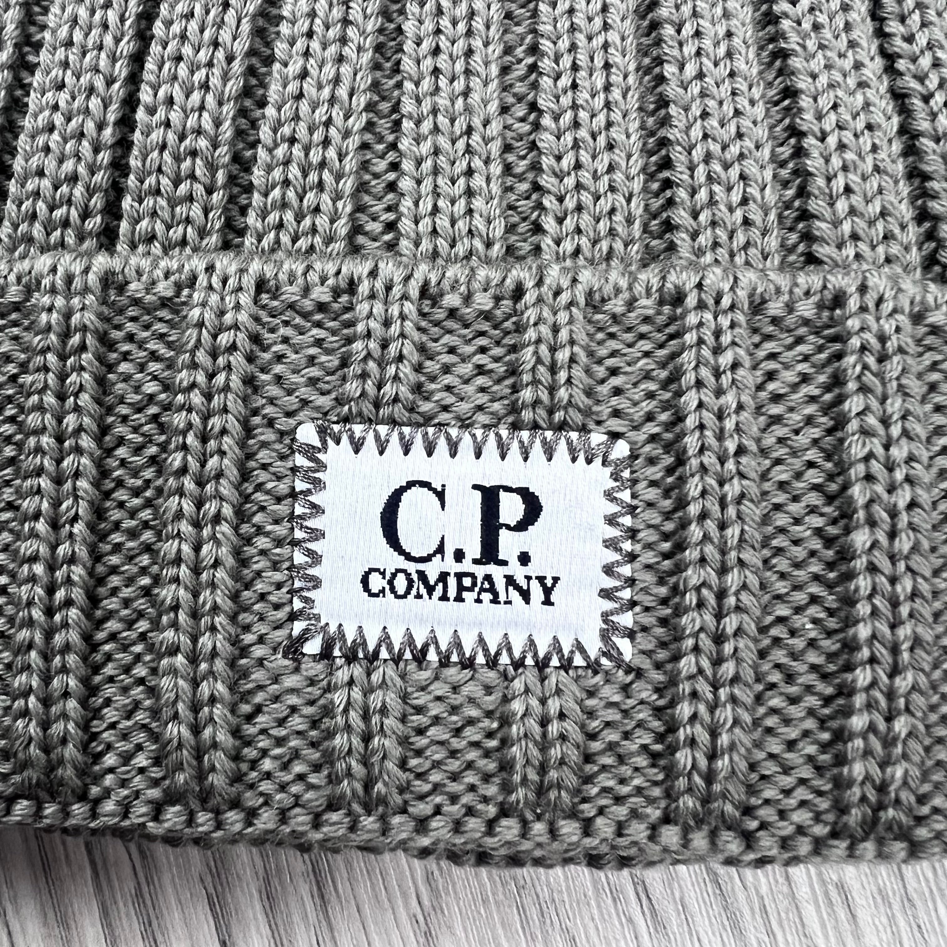 CP Company Patch Beanie - Fallen Rock