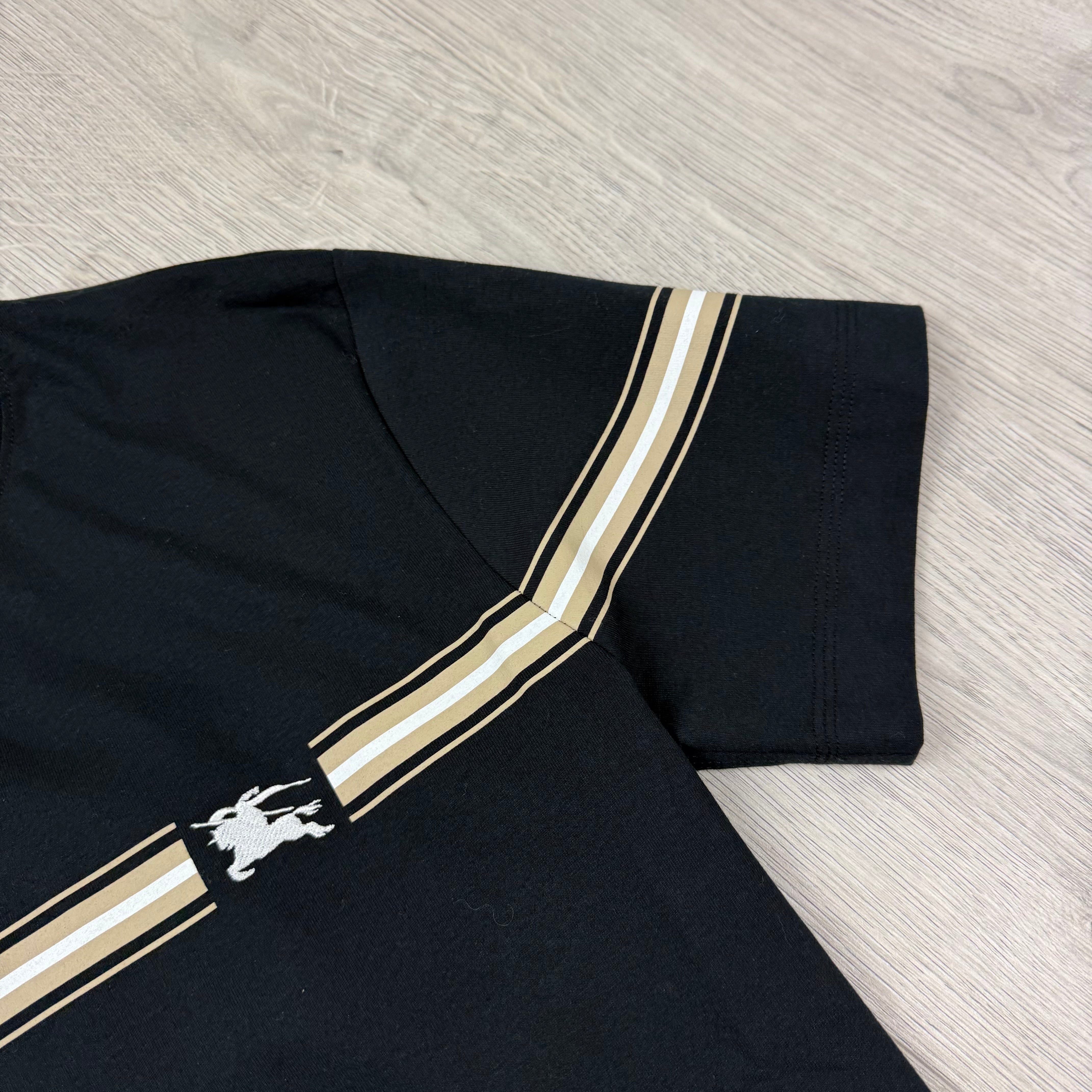 Burberry Striped T-Shirt - Navy