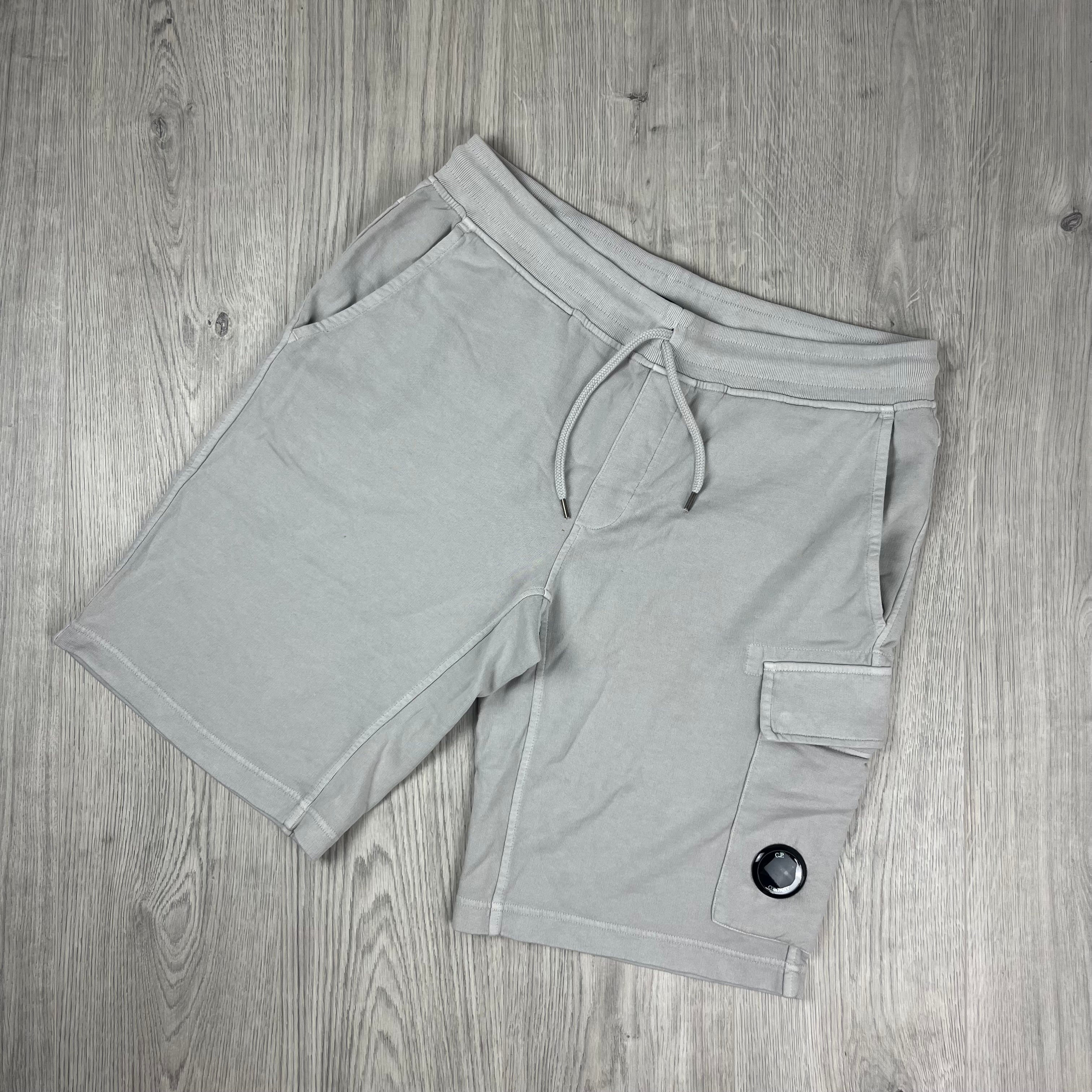 CP Company Jersey Shorts - Flint Grey