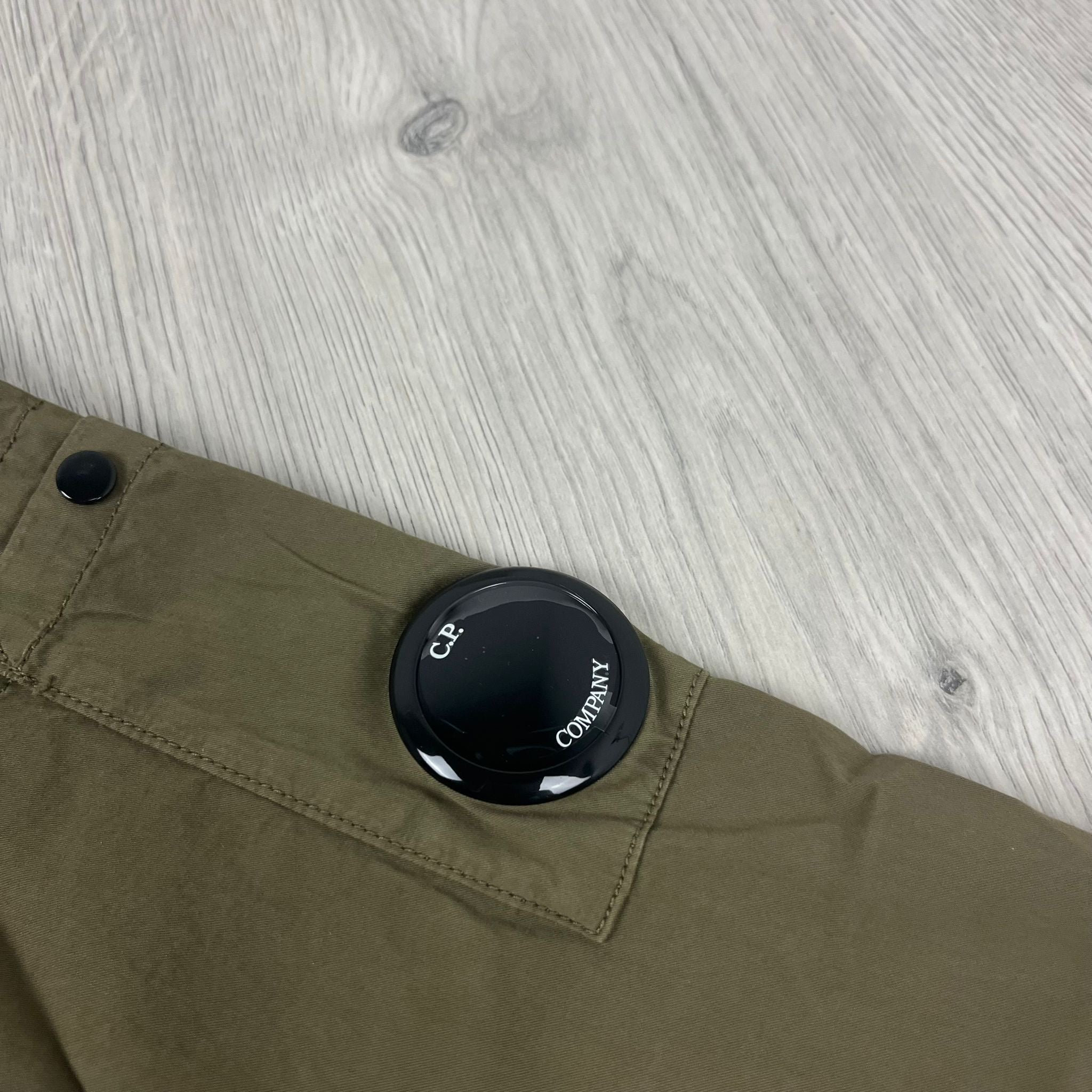 CP Company Zip Overshirt - Ivy Green