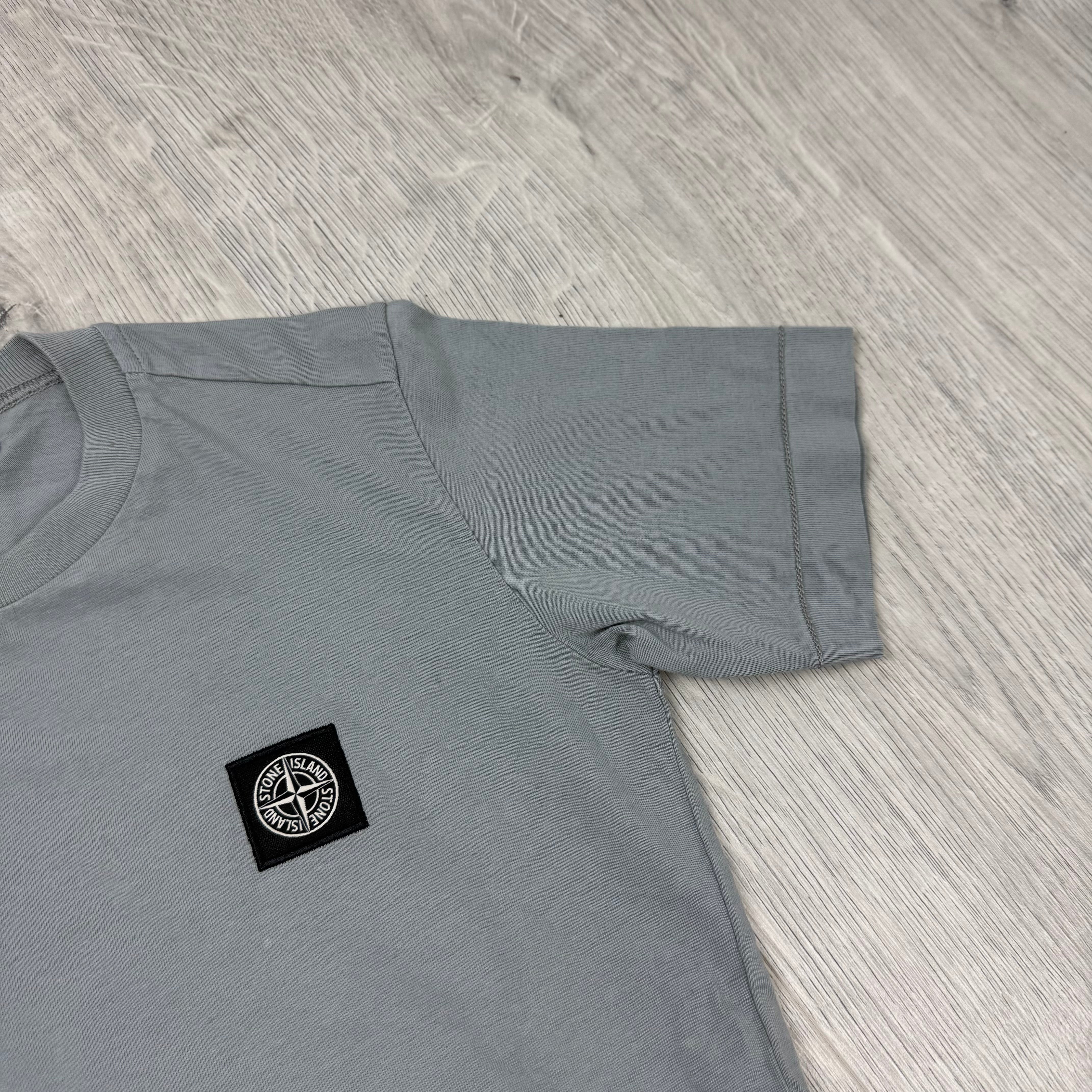 Stone Island Junior Patch T-Shirt - Dust Grey