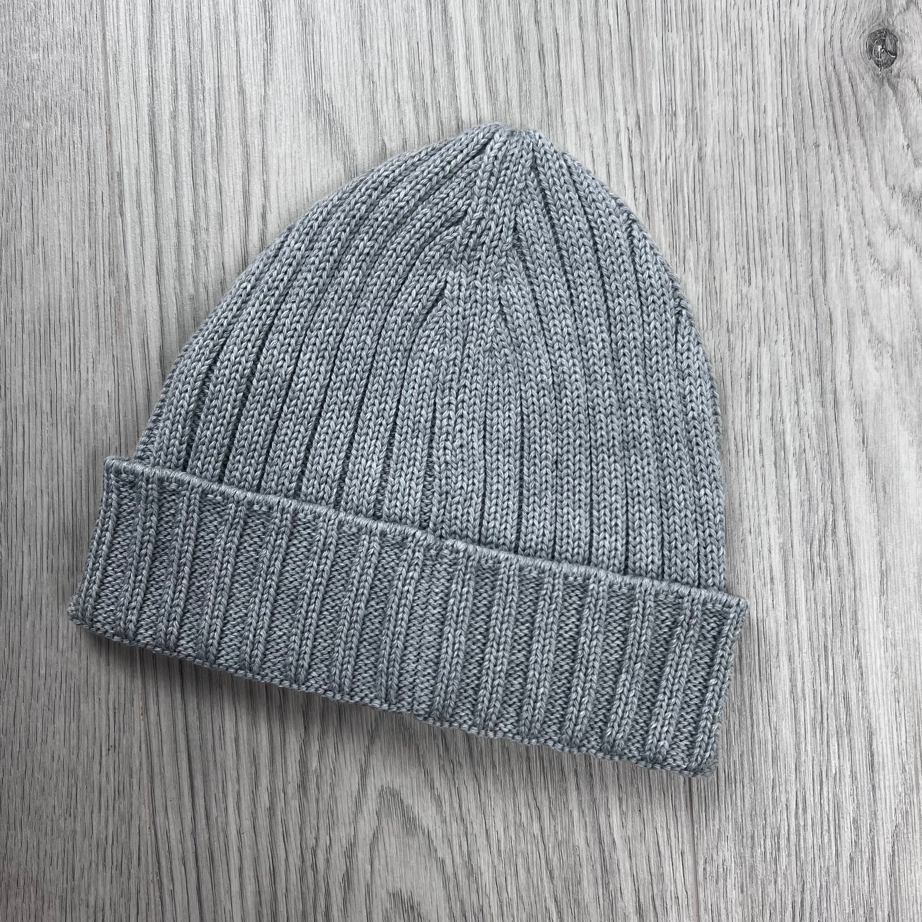 CP Company Patch Beanie - Moon Melange