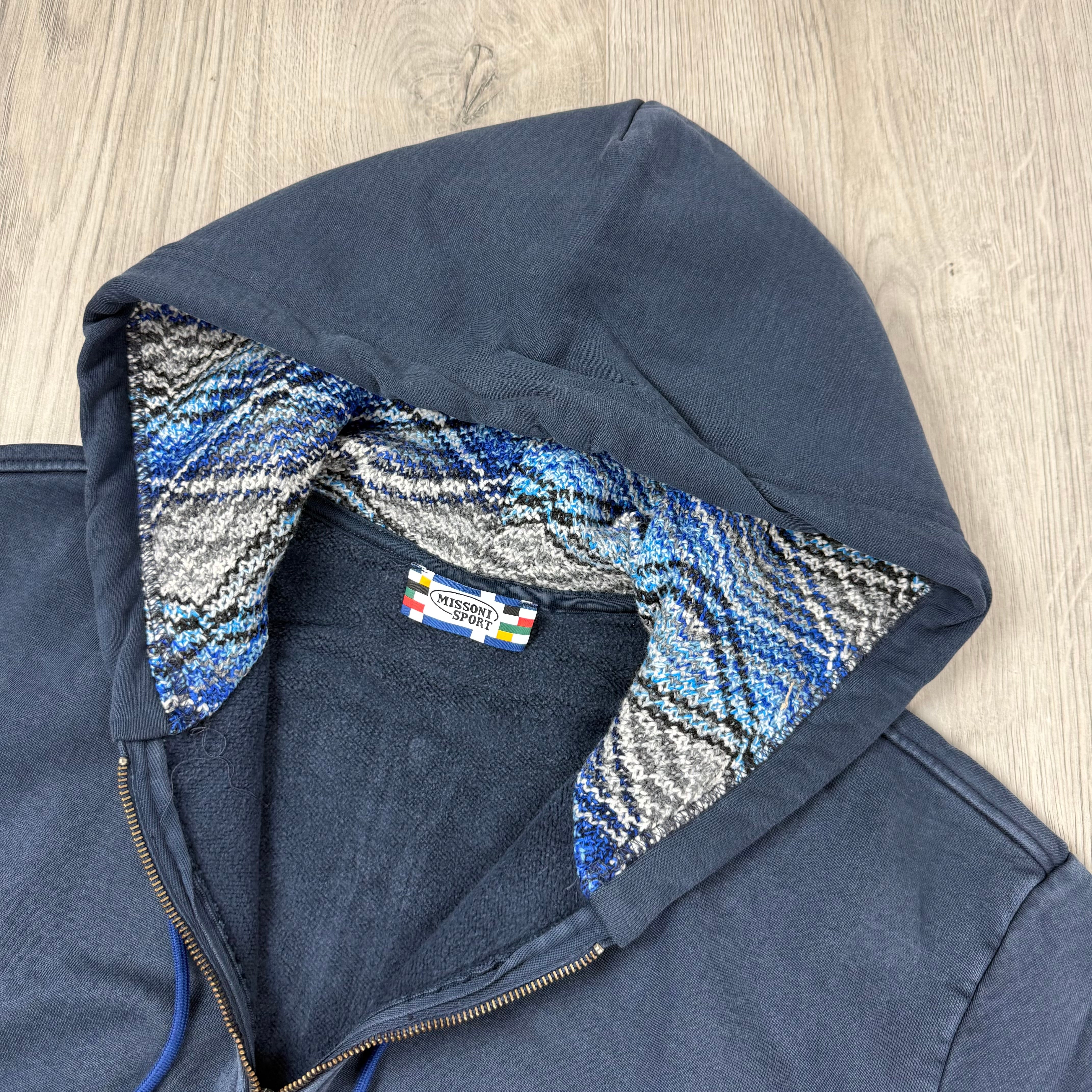Missoni Sport Zip Hoodie - Navy