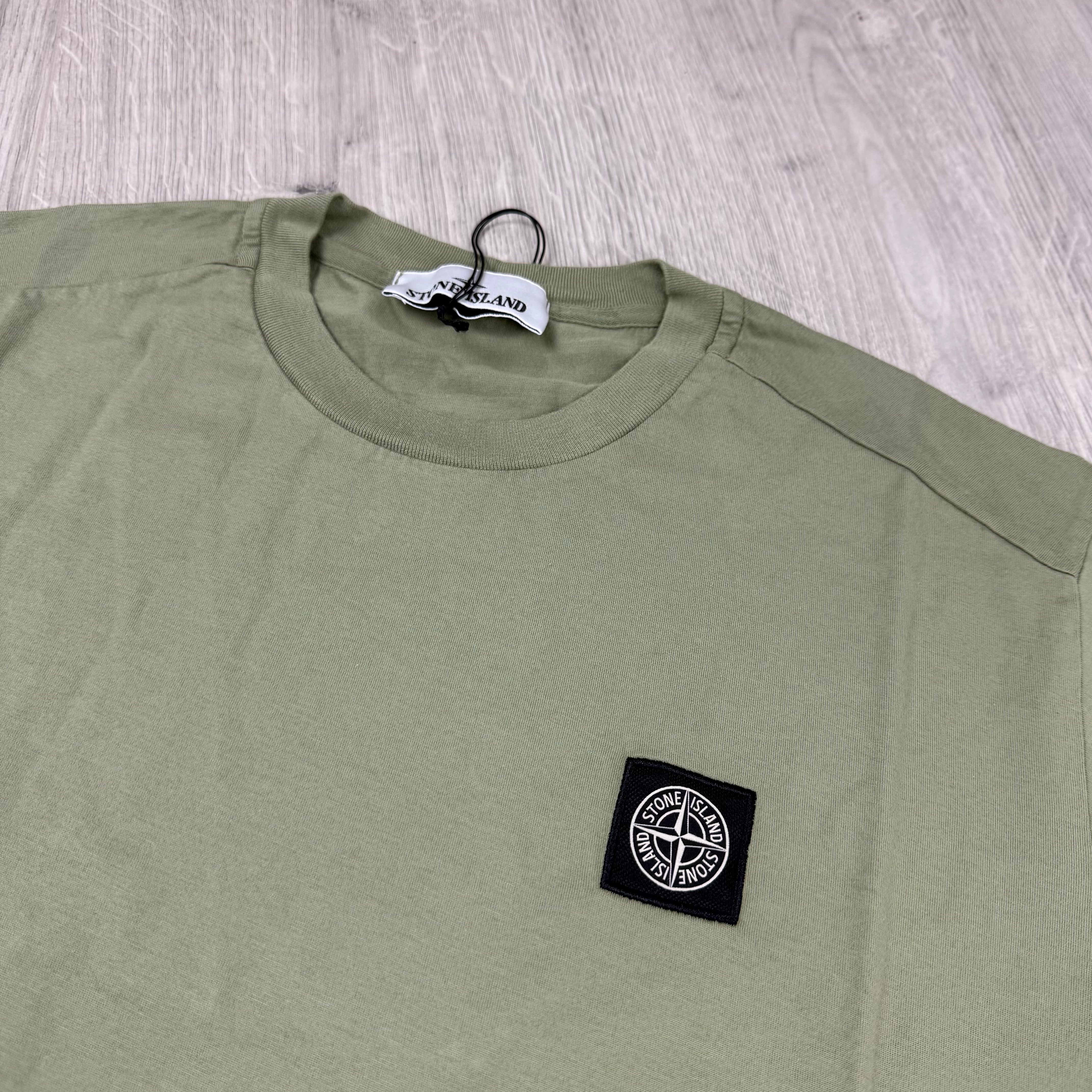 Stone Island Patch T-Shirt - Sage