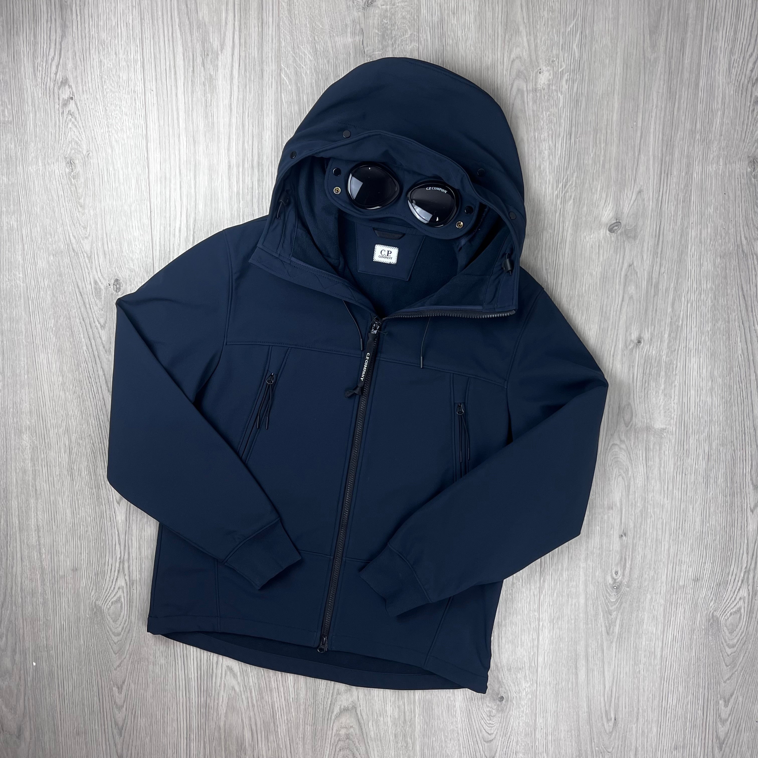 CP Company Shell Goggle Jacket - Navy
