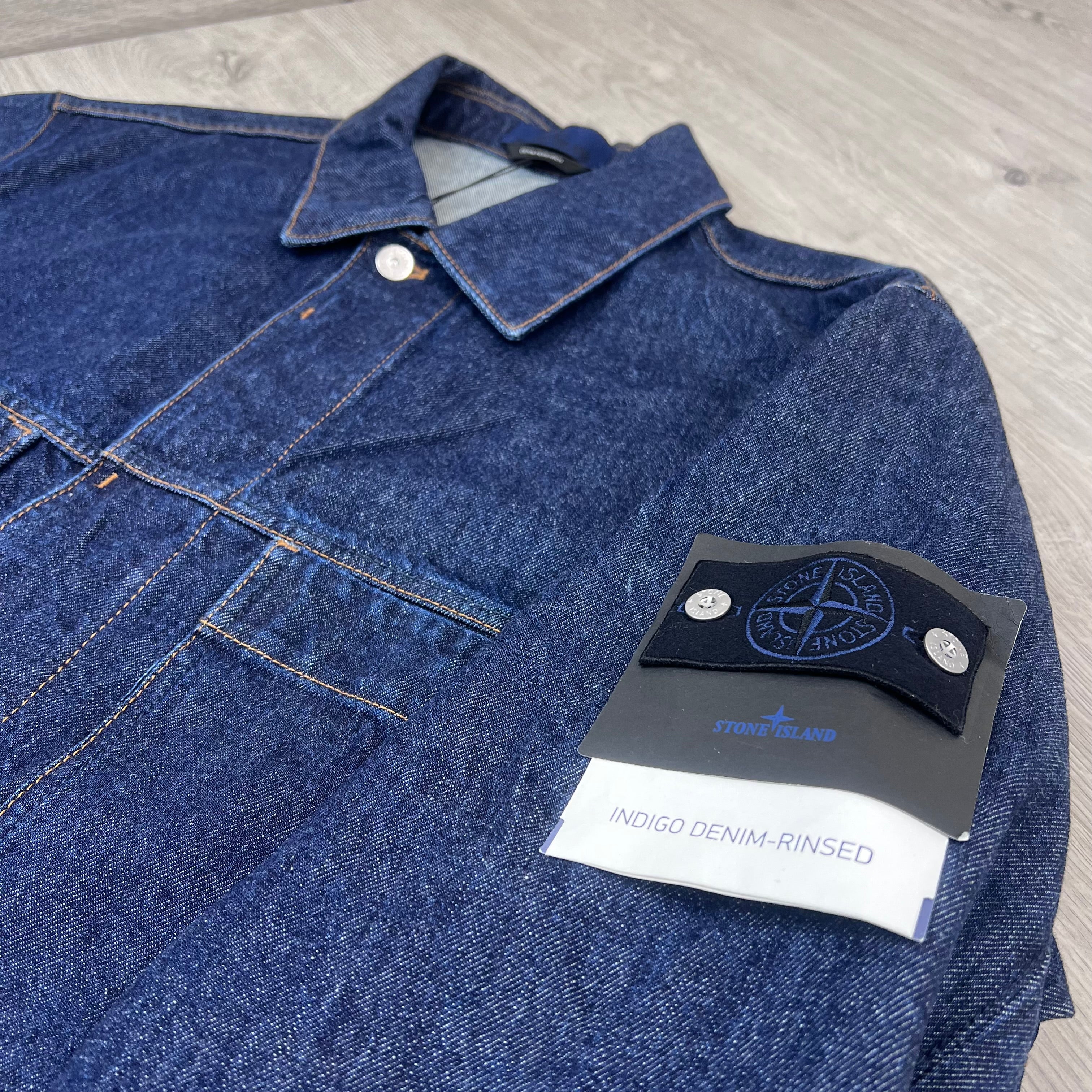 Stone Island Denim Jacket - Blue