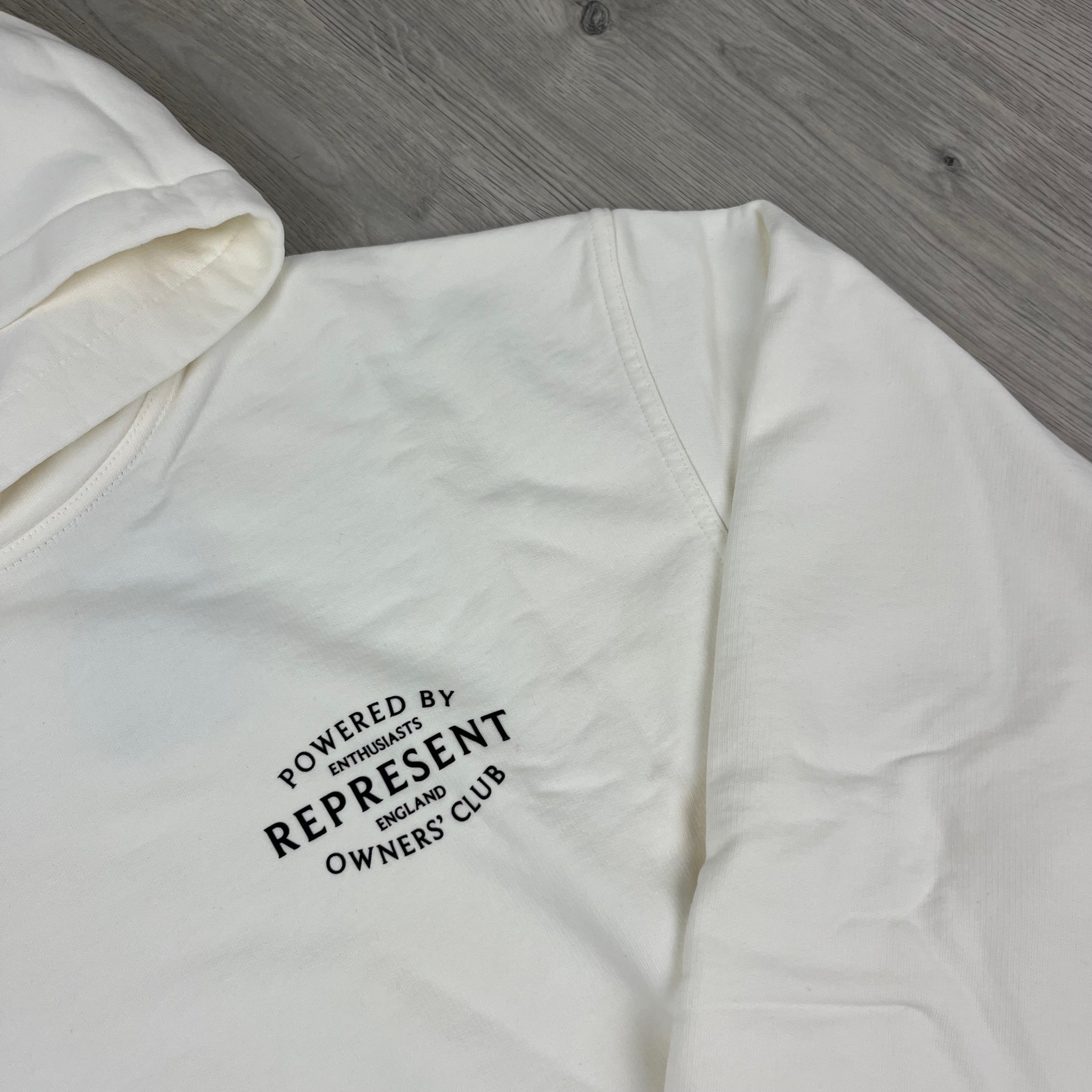 Represent 'Owner's Club' Stamp Hoodie - White
