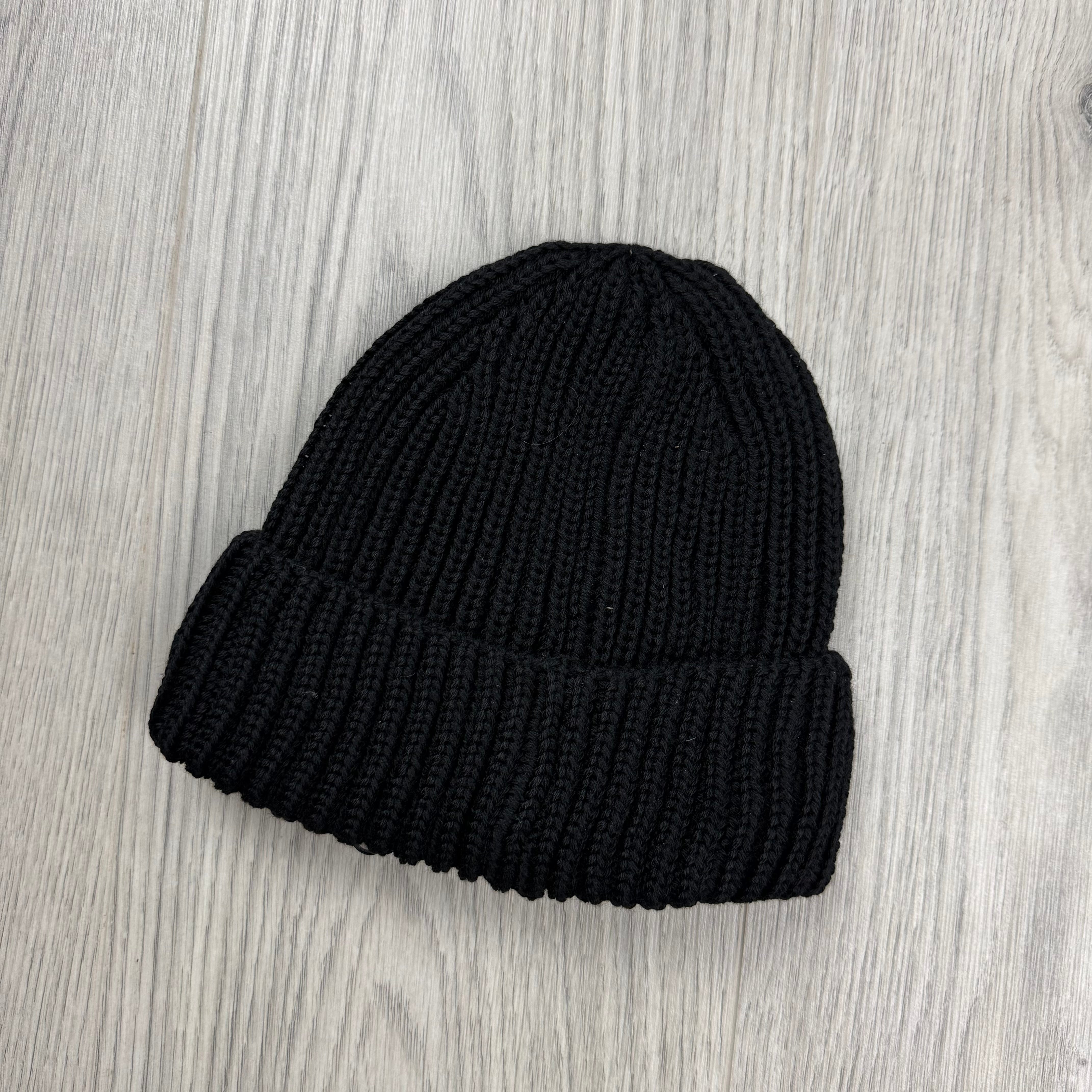 CP Company Junior Goggle Beanie - Black