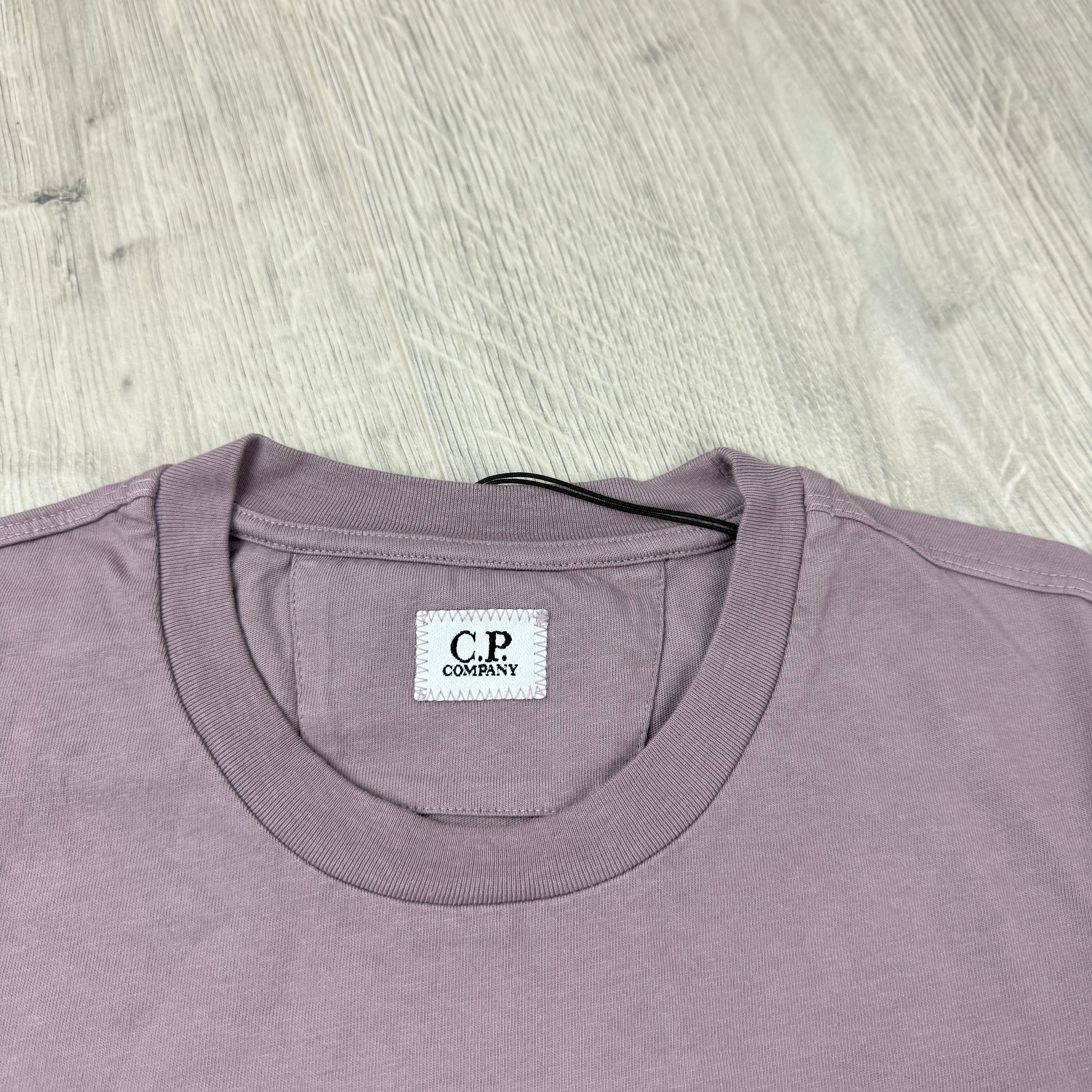 CP Company Printed T-Shirt - Dove