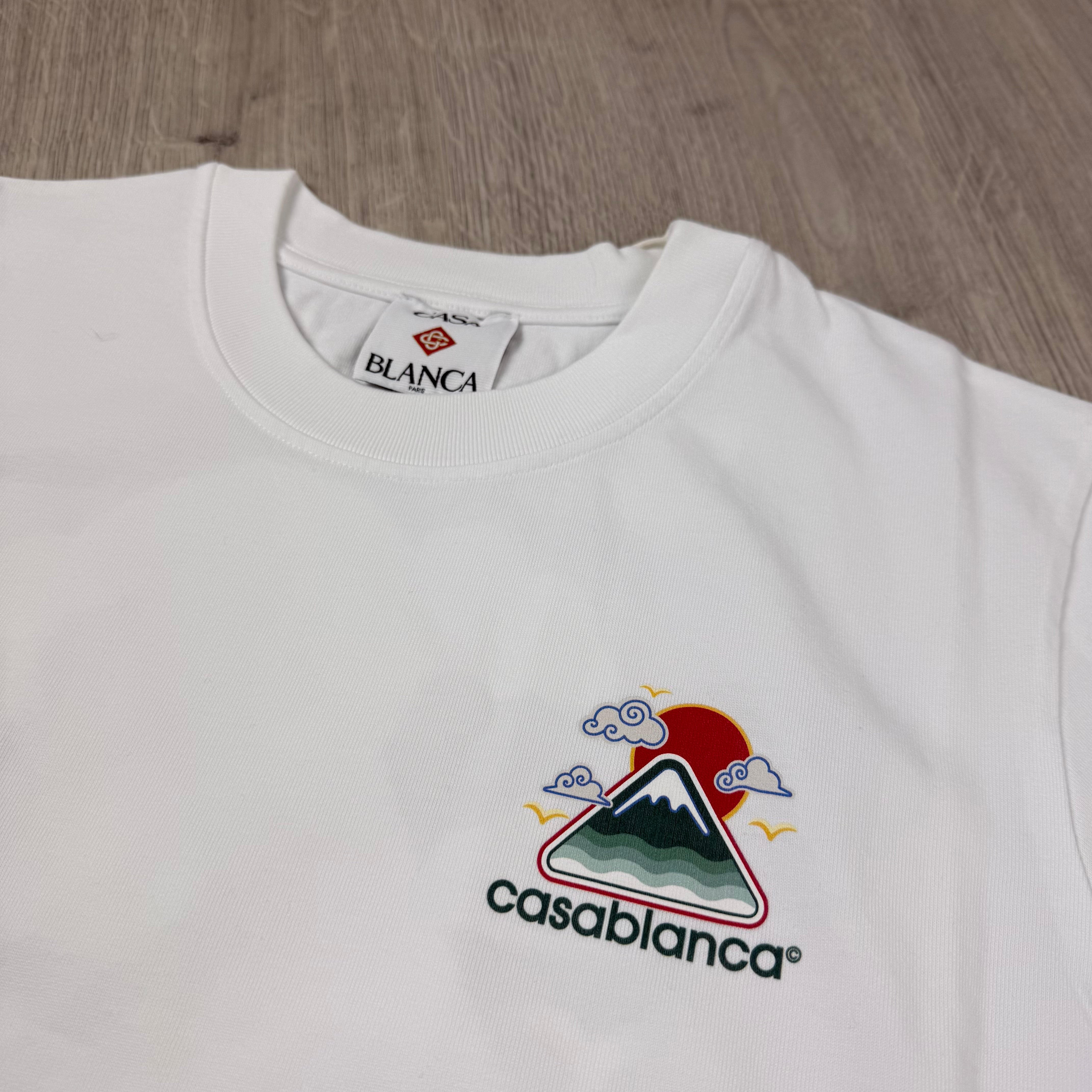 Casablanca 'Montagne Ondulee' T-Shirt - White