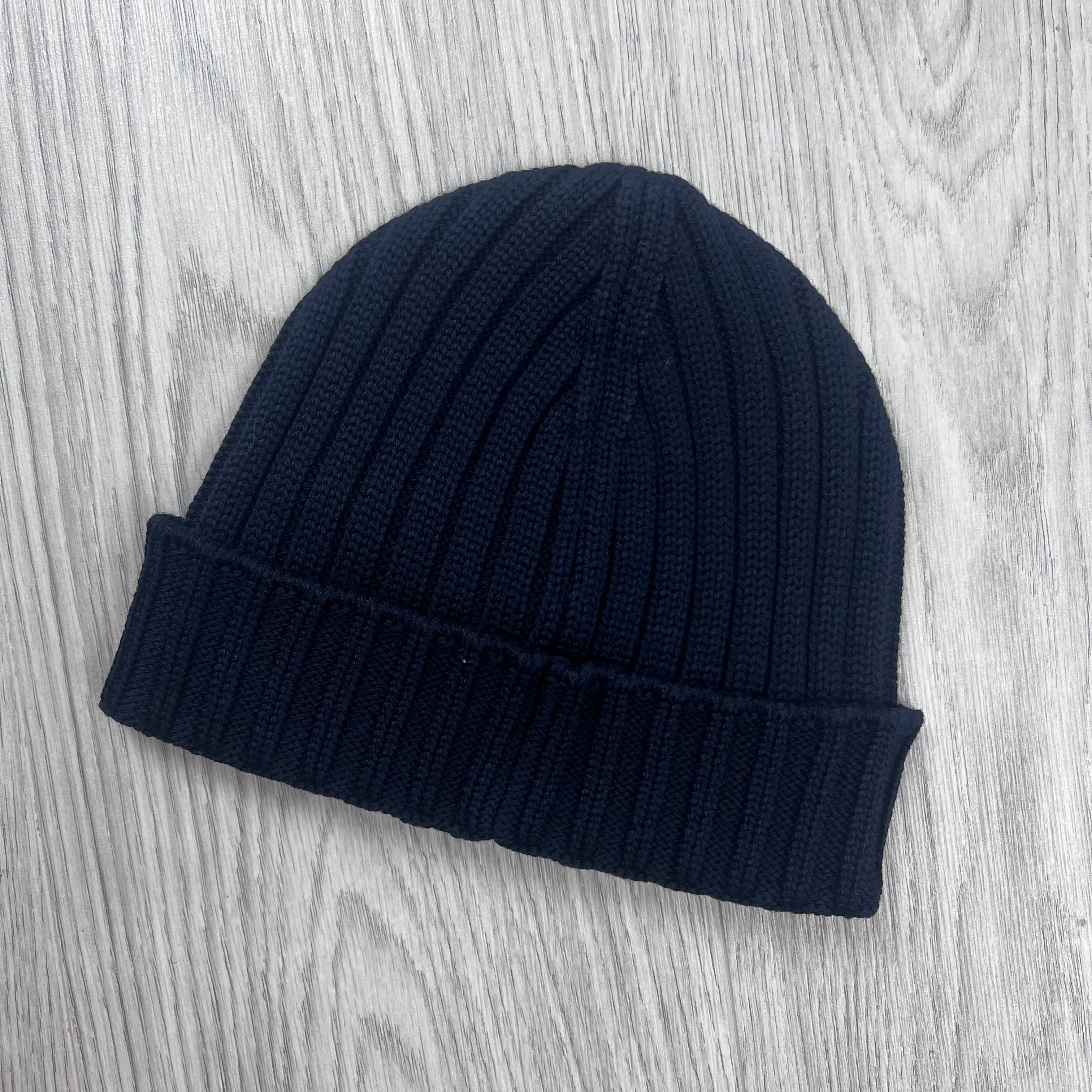 CP Company Patch Beanie - Navy