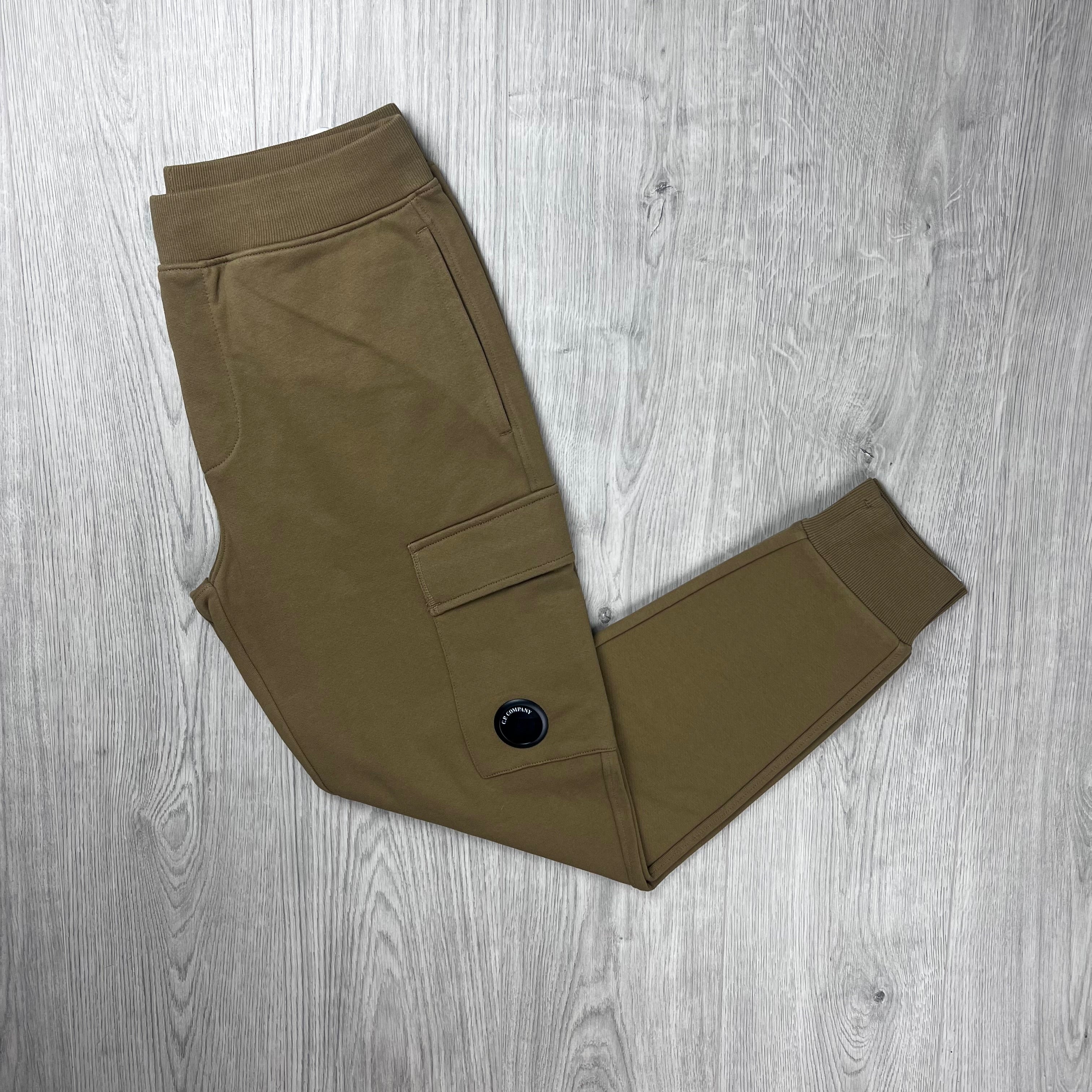 CP Company Raised Fleece Tracksuit - Ermine