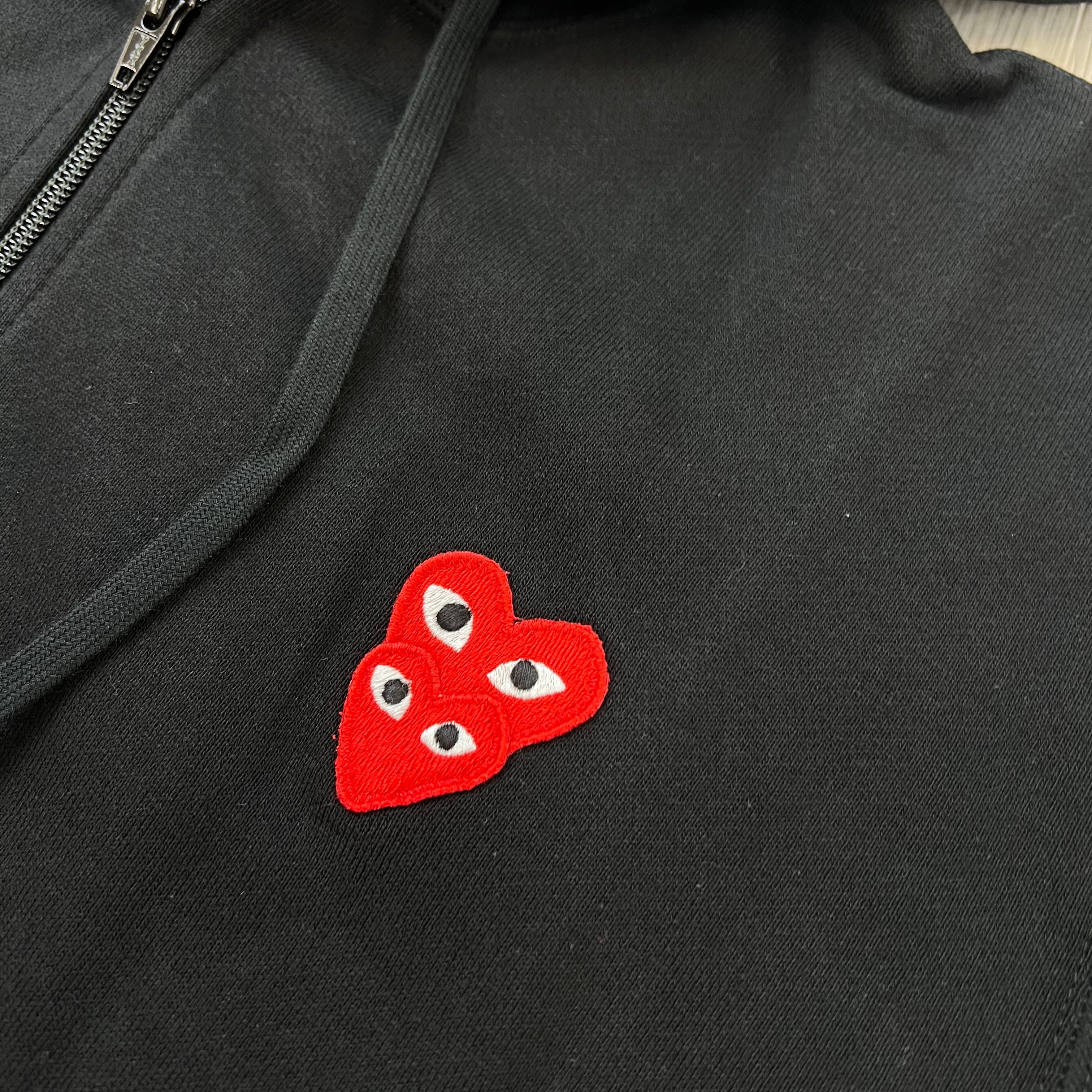 Comme des Garçons PLAY Hoodie - Black