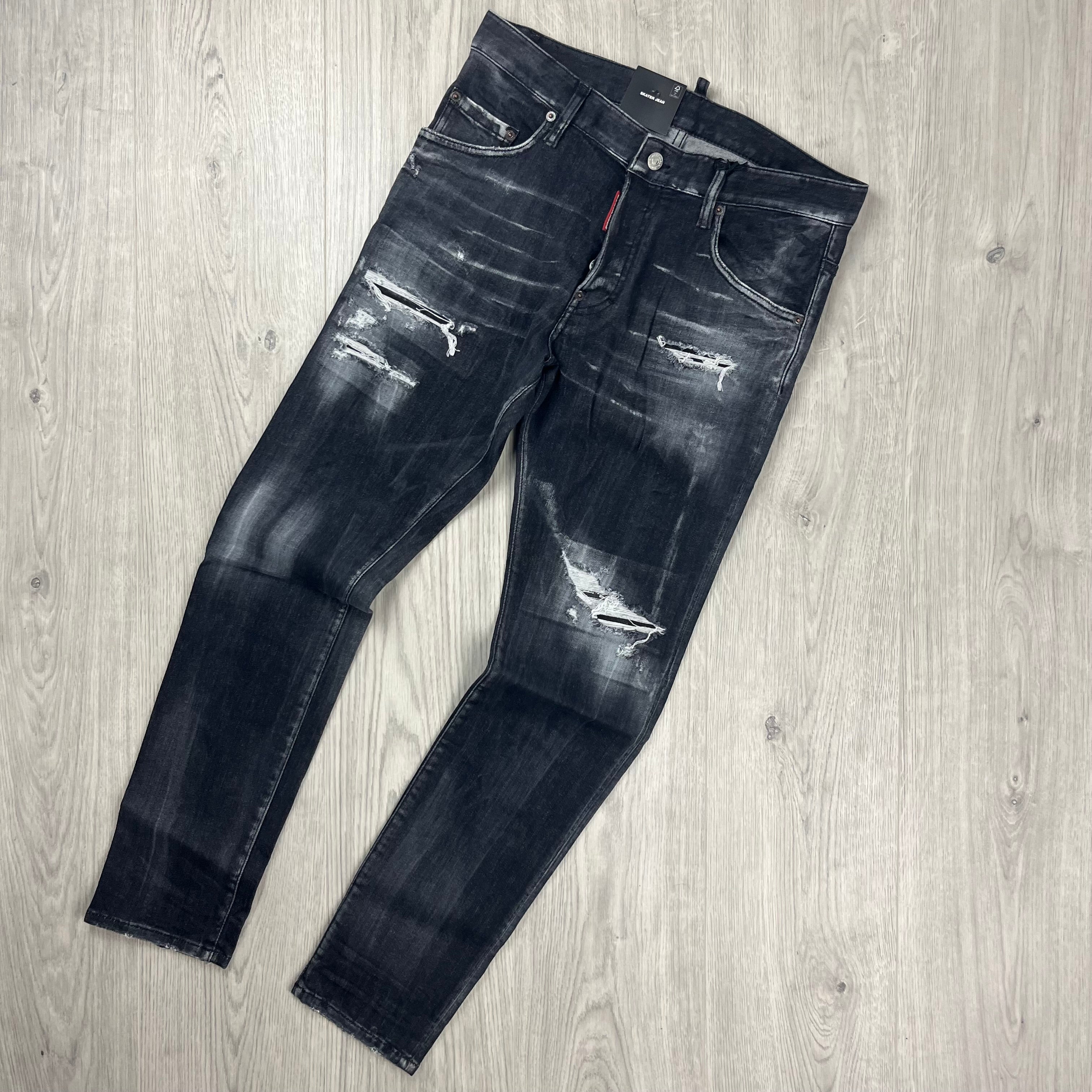 DSQUARED2 Cropped Jeans - Black