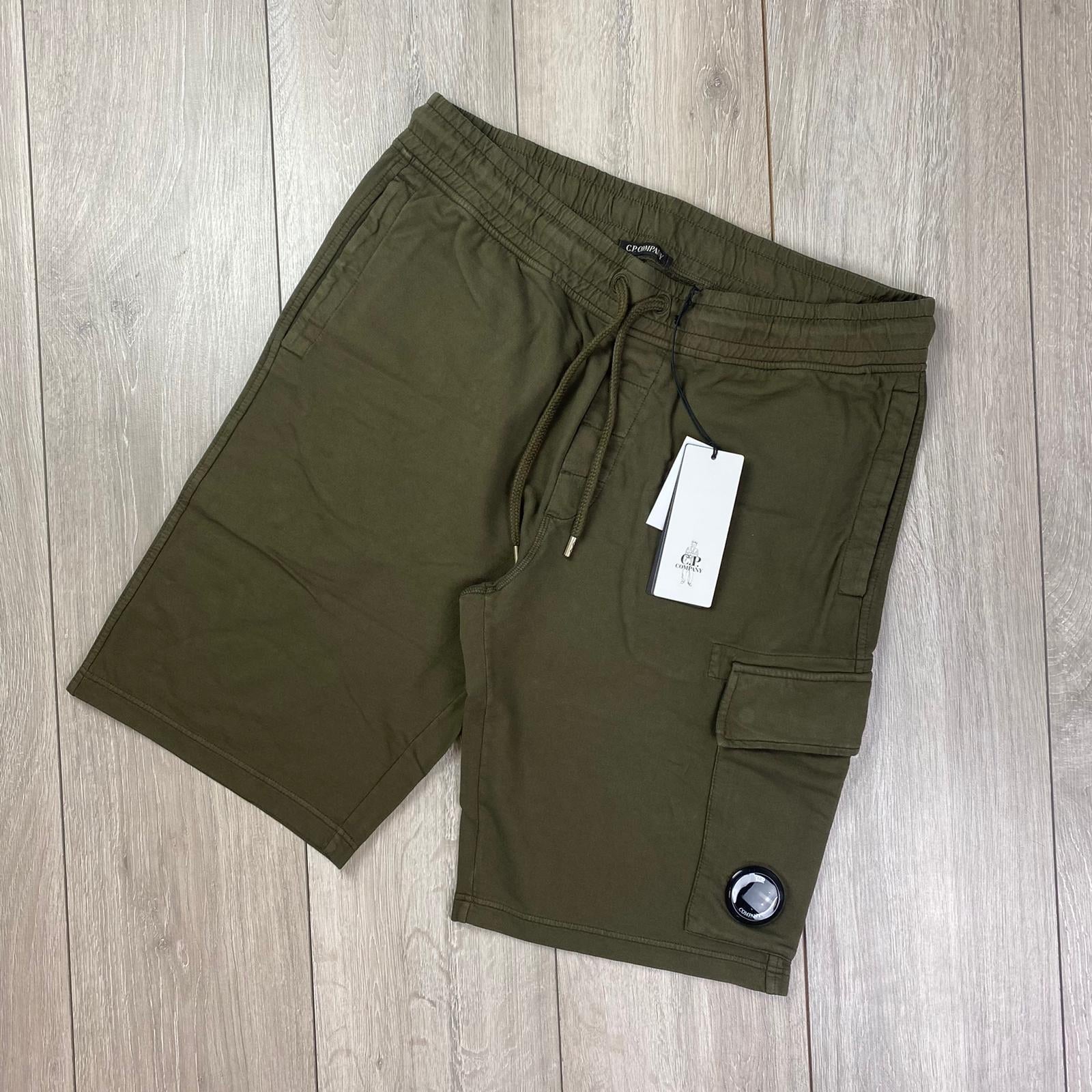 CP Company Jersey Shorts - Ivy Green
