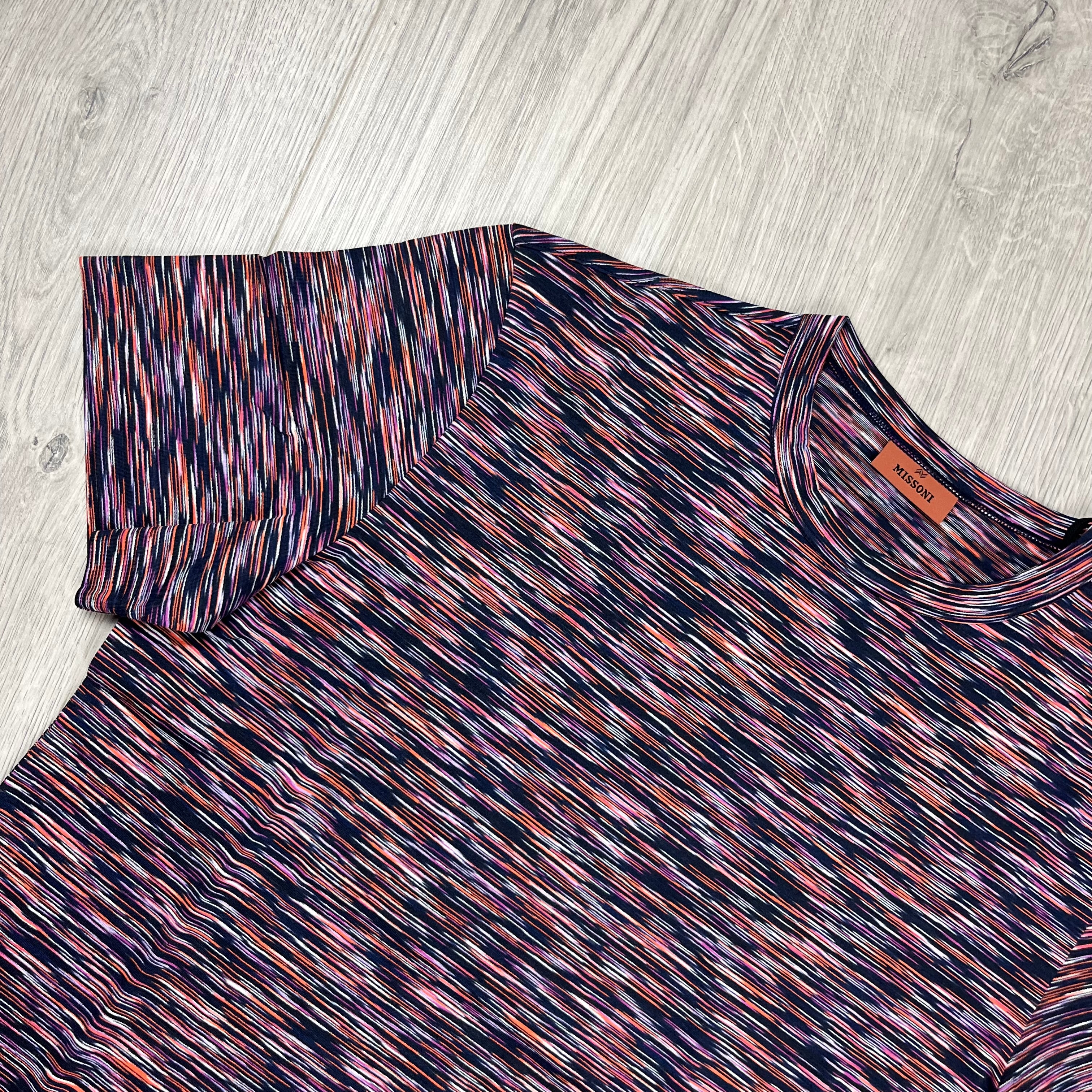 Missoni Space Dye T-Shirt in Red. On sale at Open Attire.