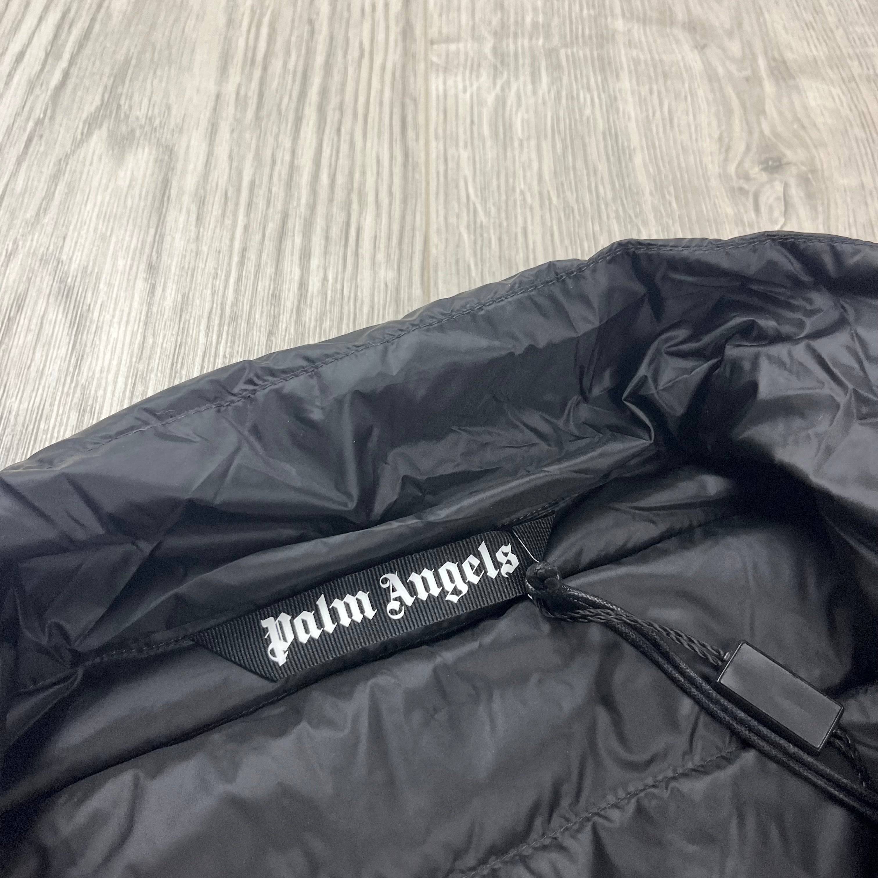 Palm Angels Down Gilet in Black. On sale at Open Attire.
