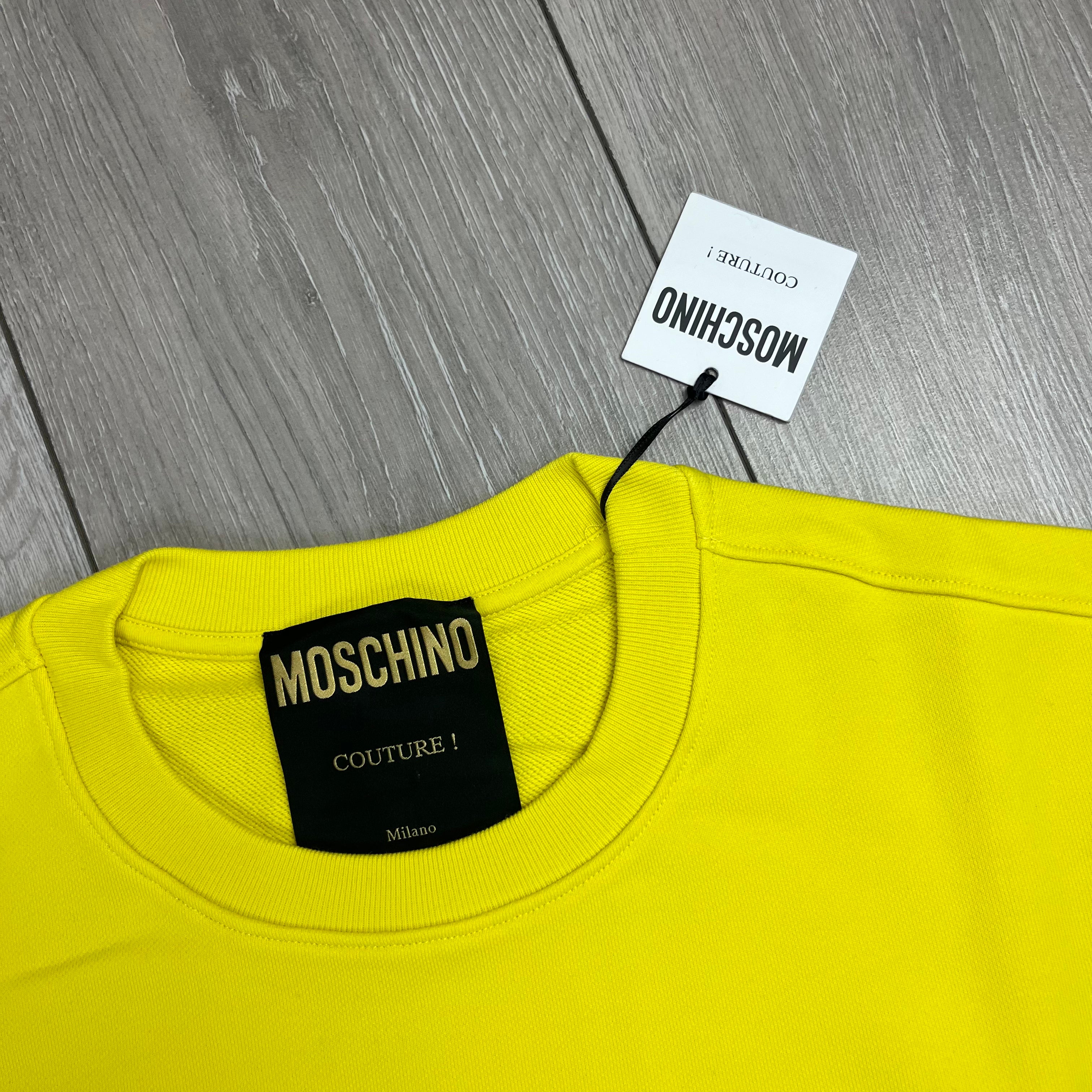 Moschino Banded Sweatshirt - Yellow